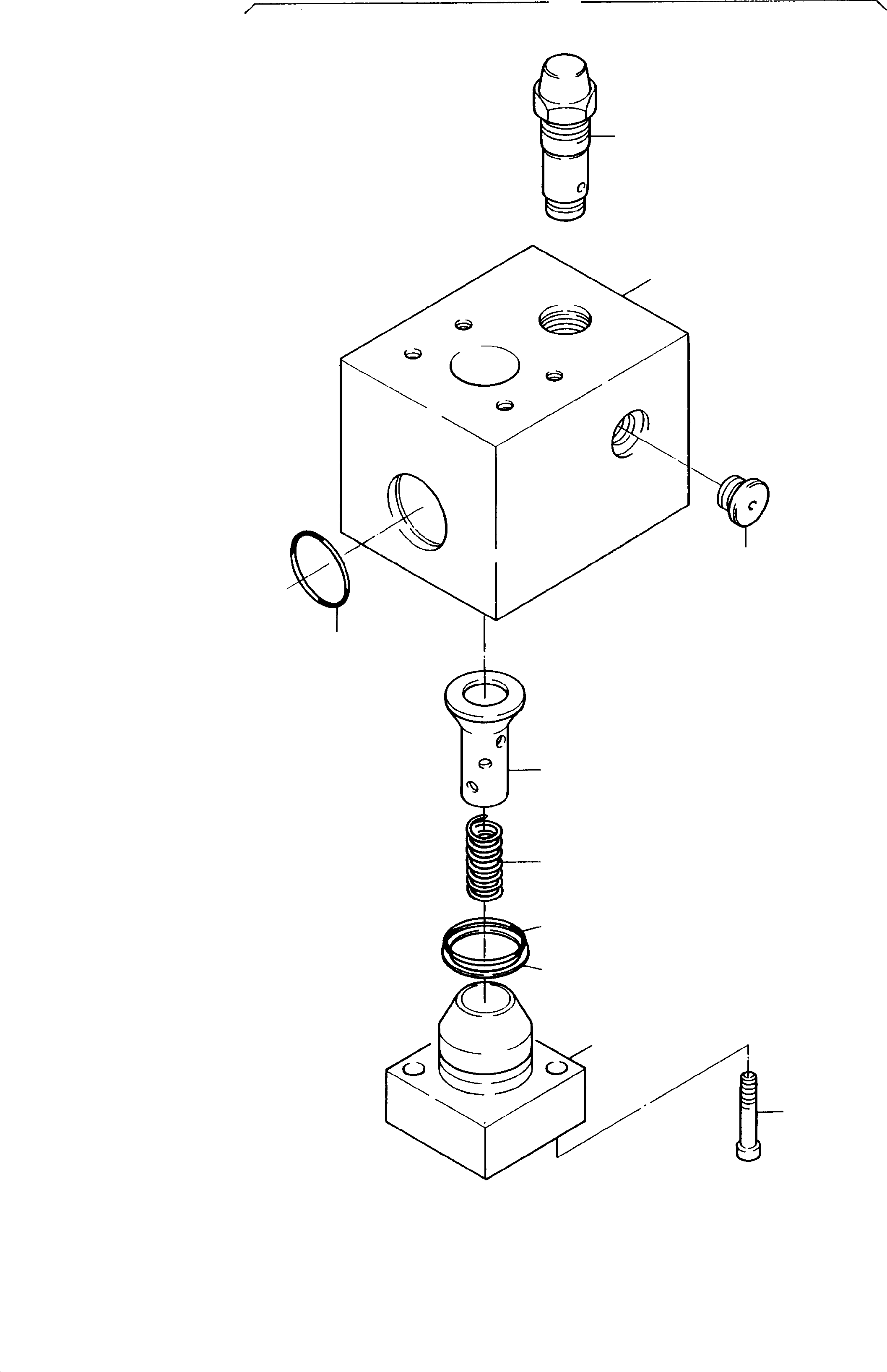Throttle check valve 461 641 40 KOMATSU