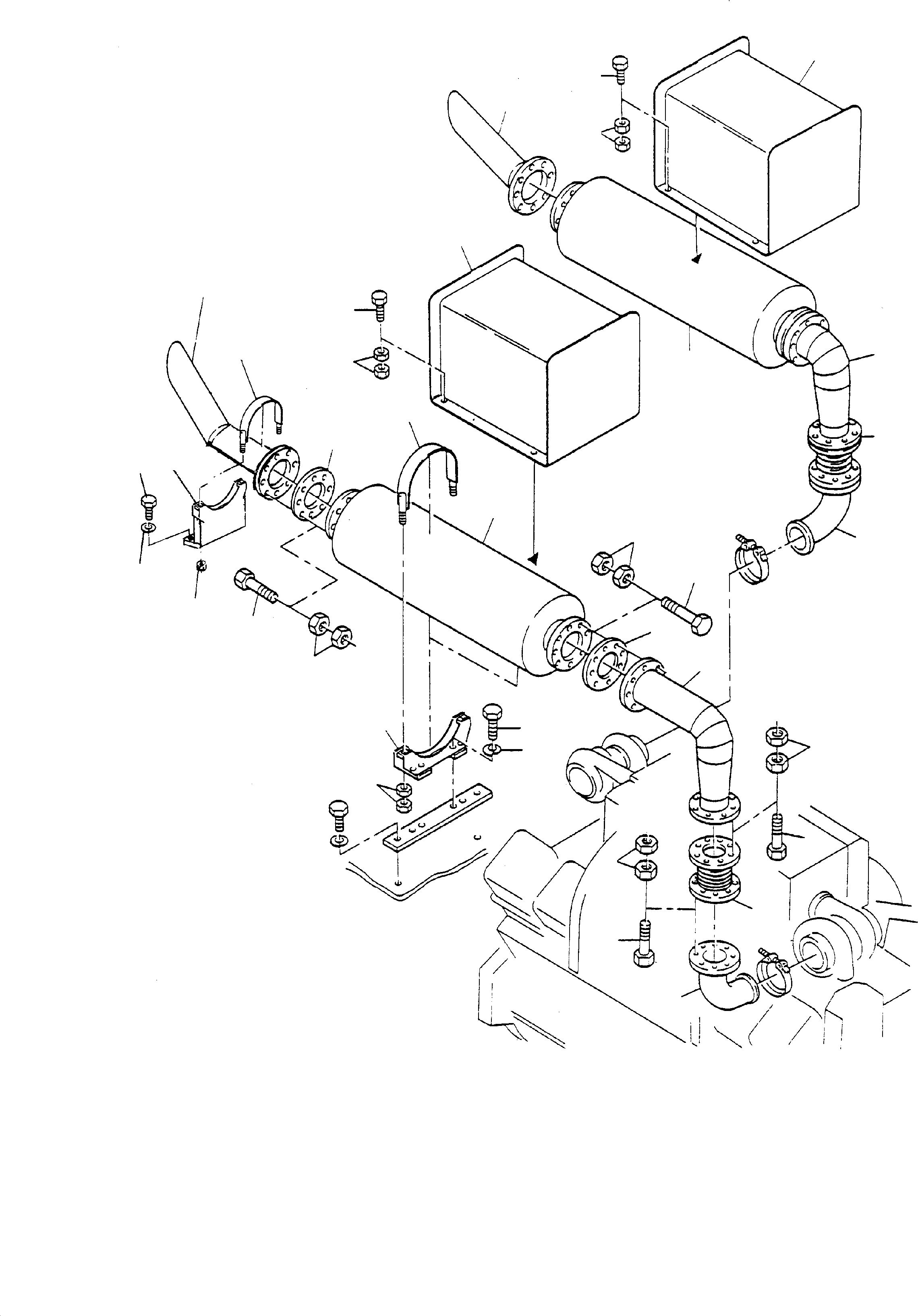 Compensator L=520mm 576 161 40 KOMATSU