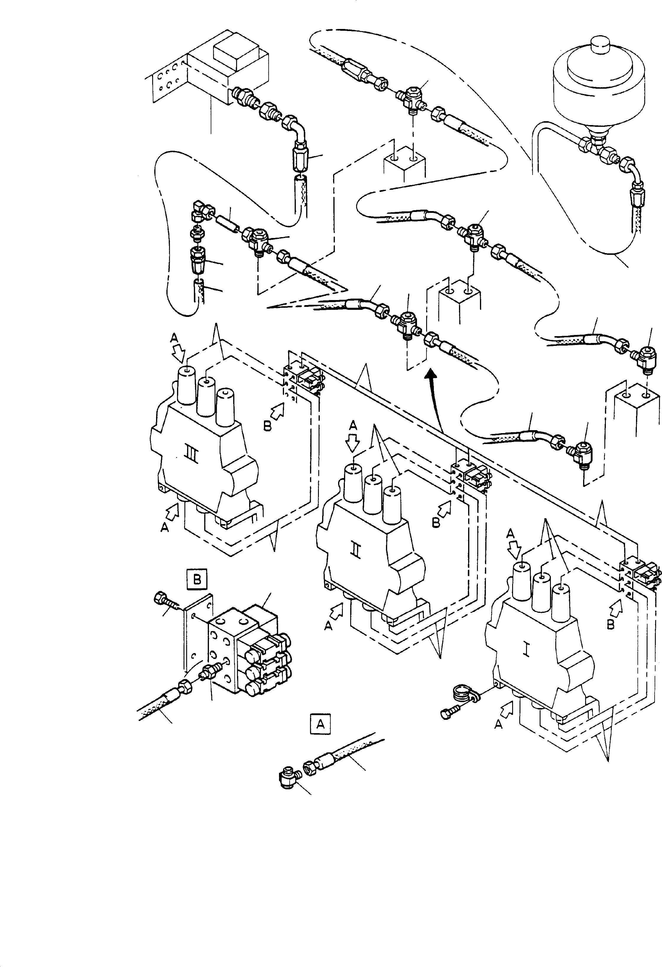Hose, assy. DN 10x750 from 06 096 up 551 805 40 KOMATSU