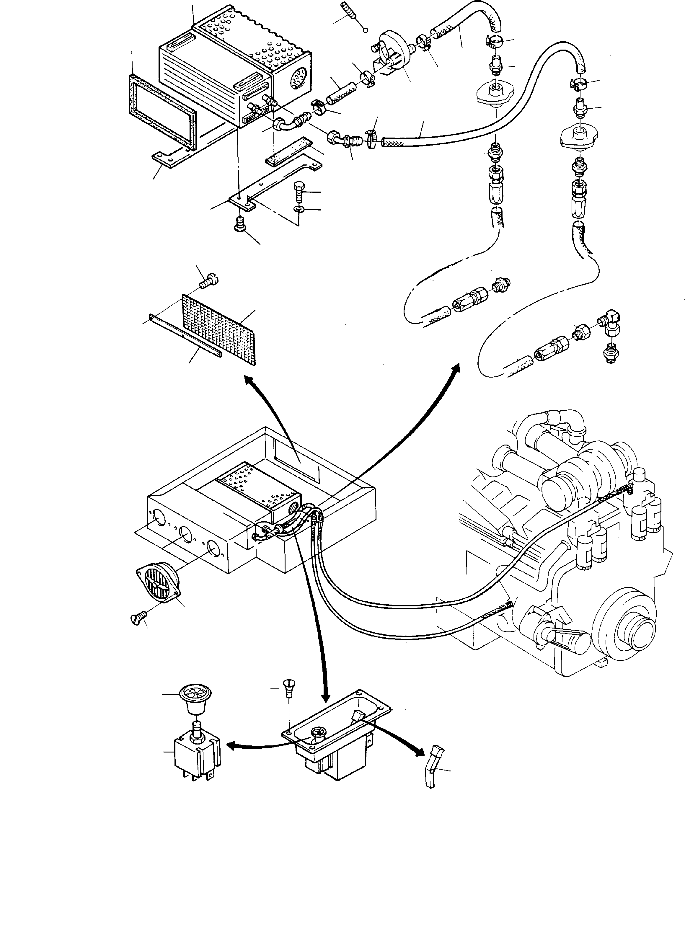 Turn switch 698 045 73 KOMATSU