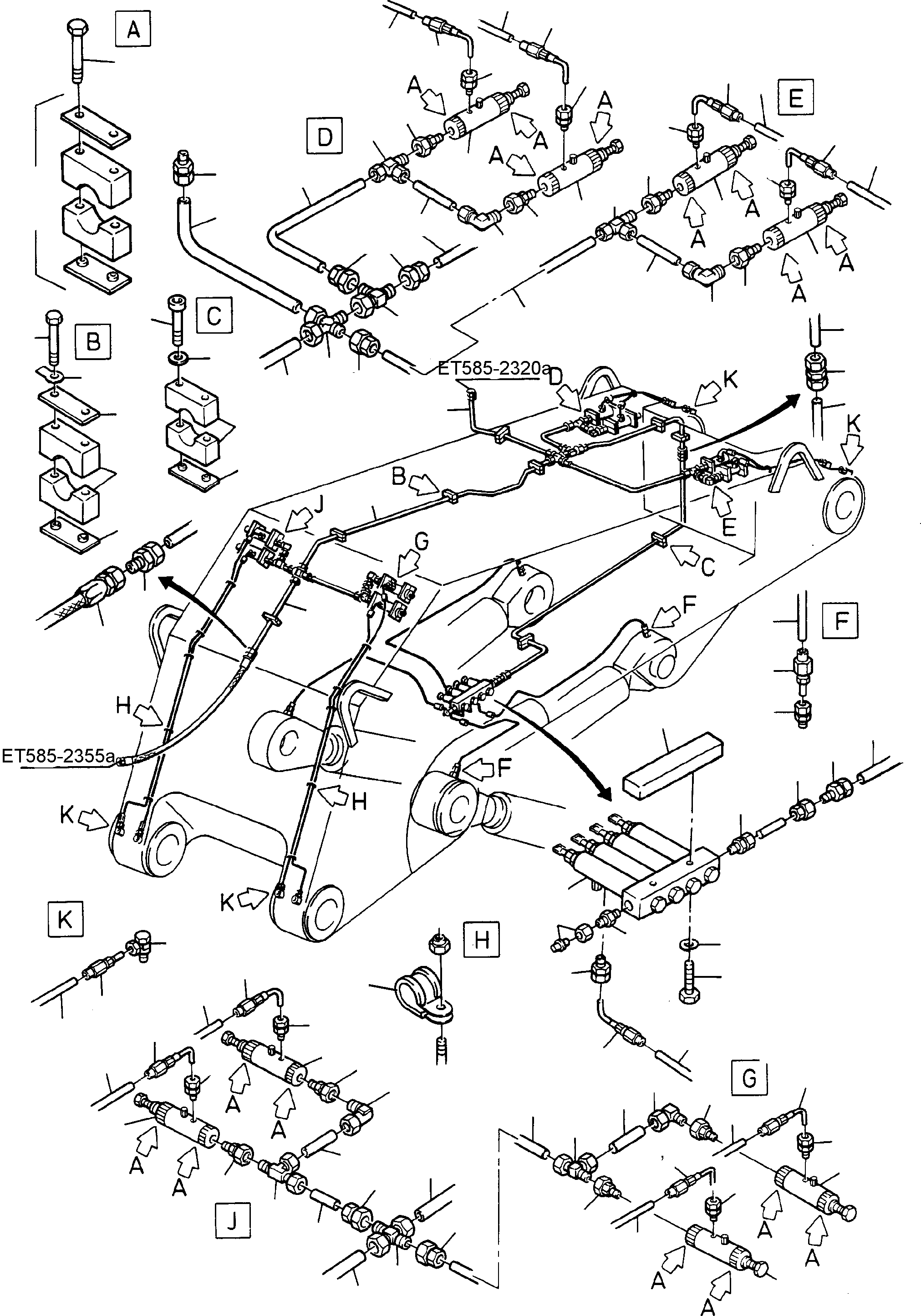 Соединительный штуцер 698 324 73 KOMATSU