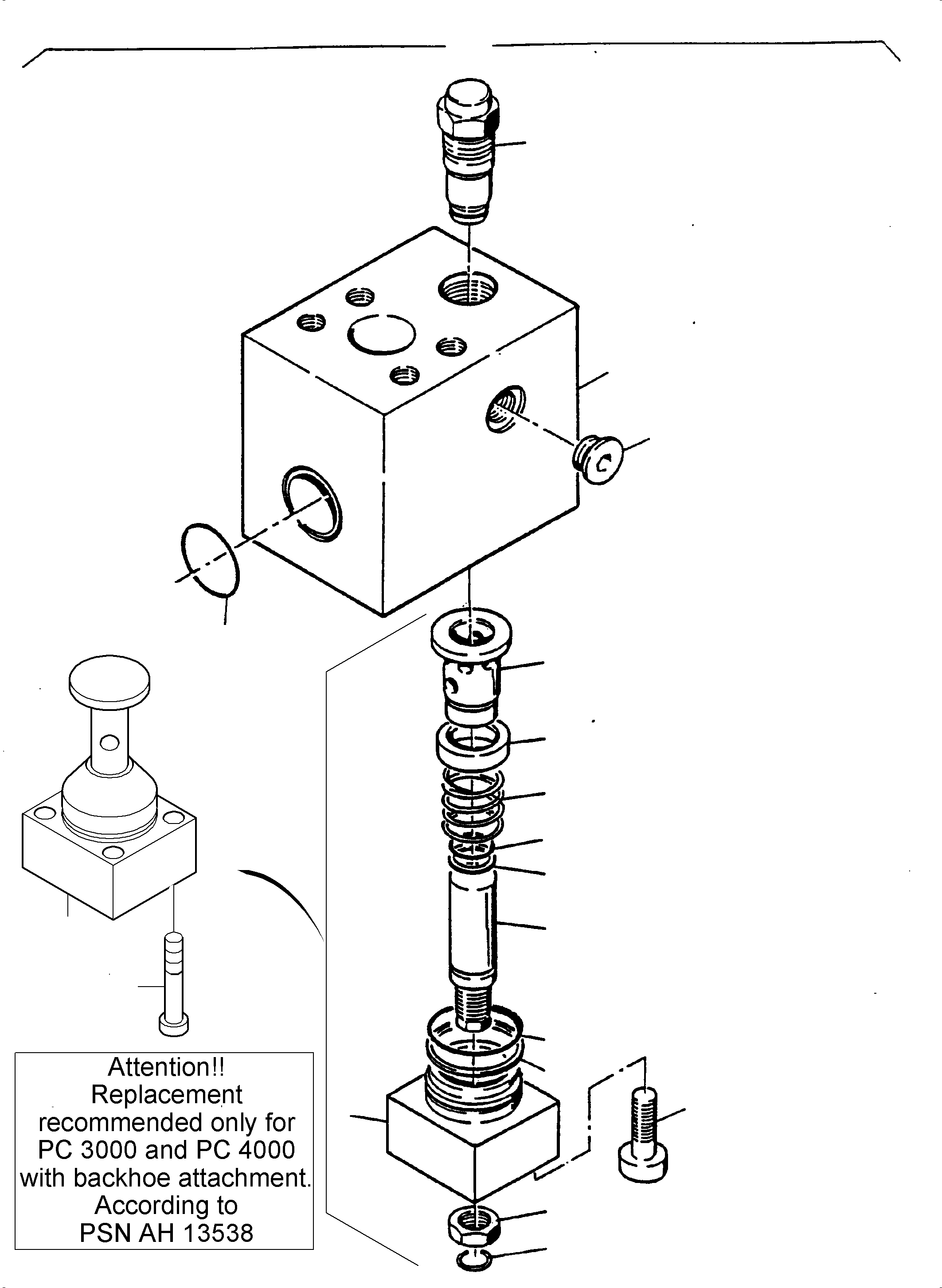 Mounting kit 604 485 40 KOMATSU