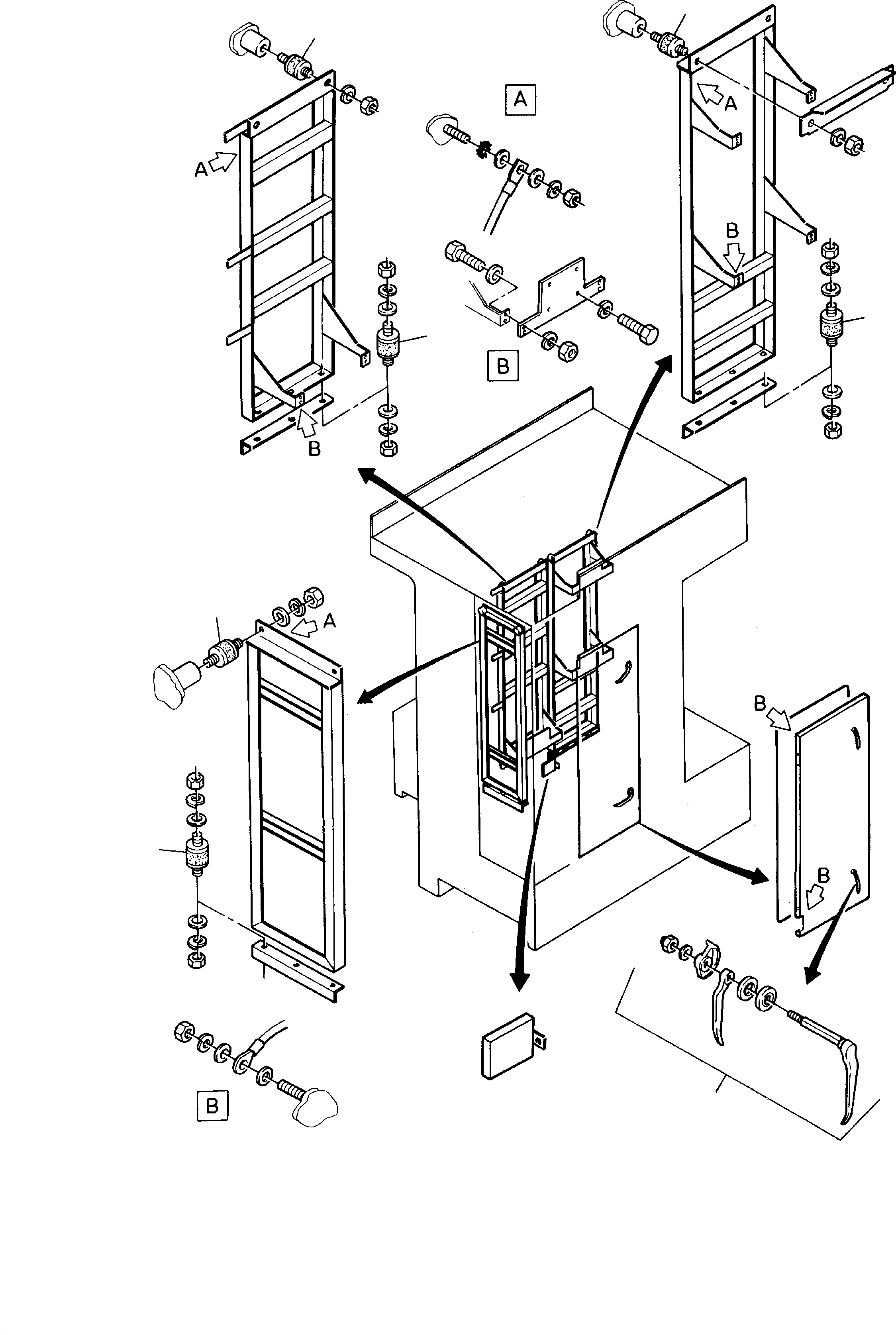 Shift-lever 693 129 KOMATSU