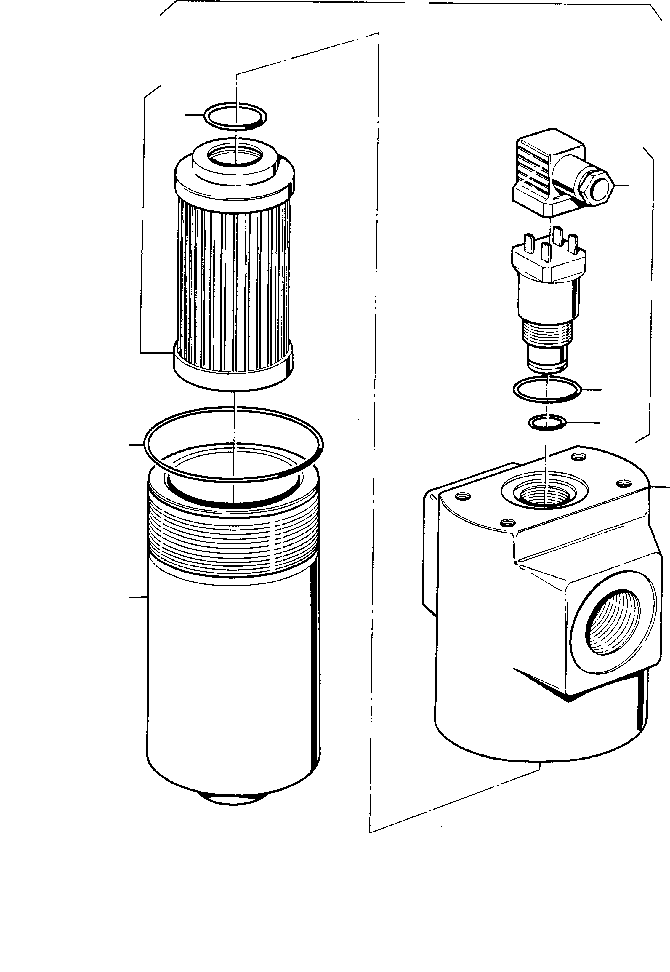 Filter element assy. 694 402 00 KOMATSU