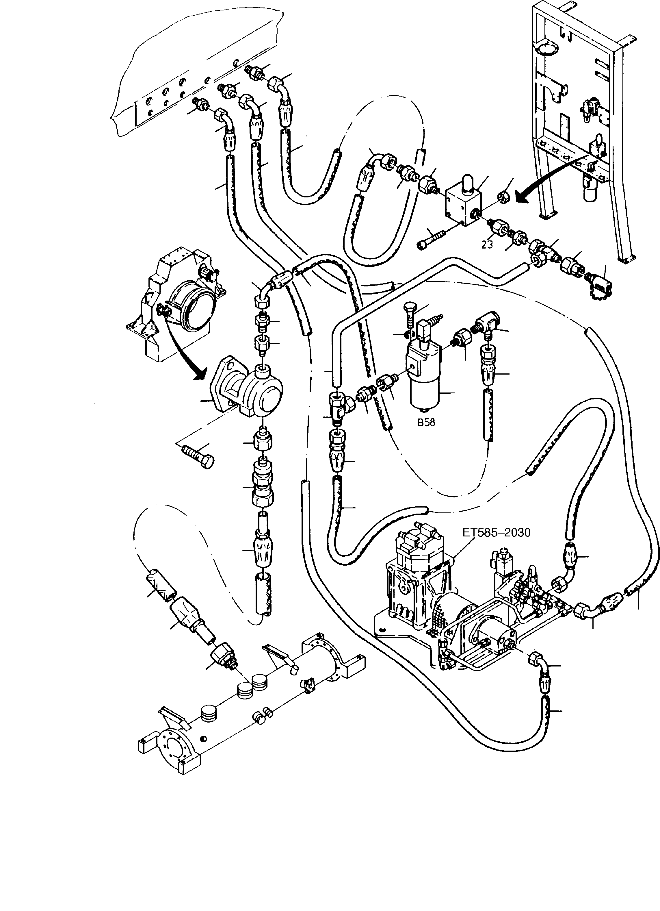 Ниппель 324 499 40 KOMATSU
