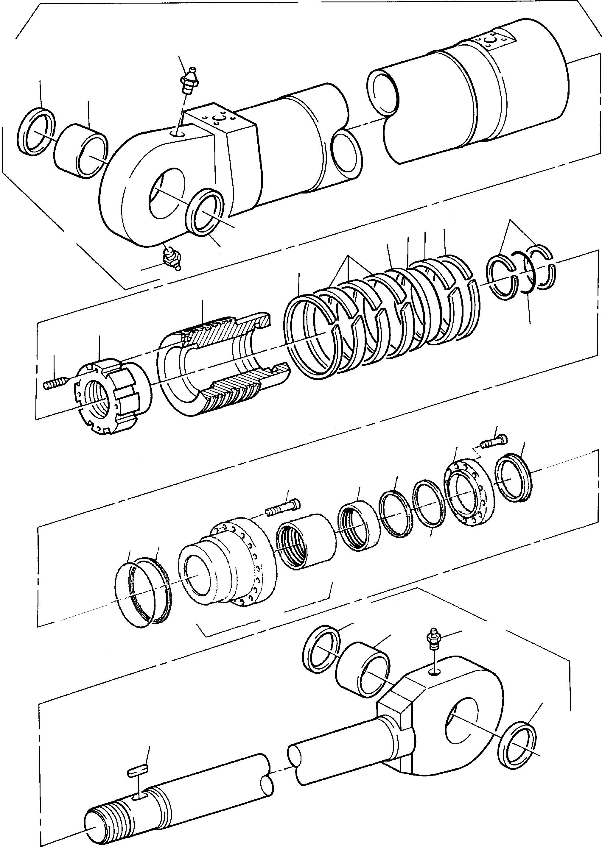 Sealing flange 627 072 40 KOMATSU