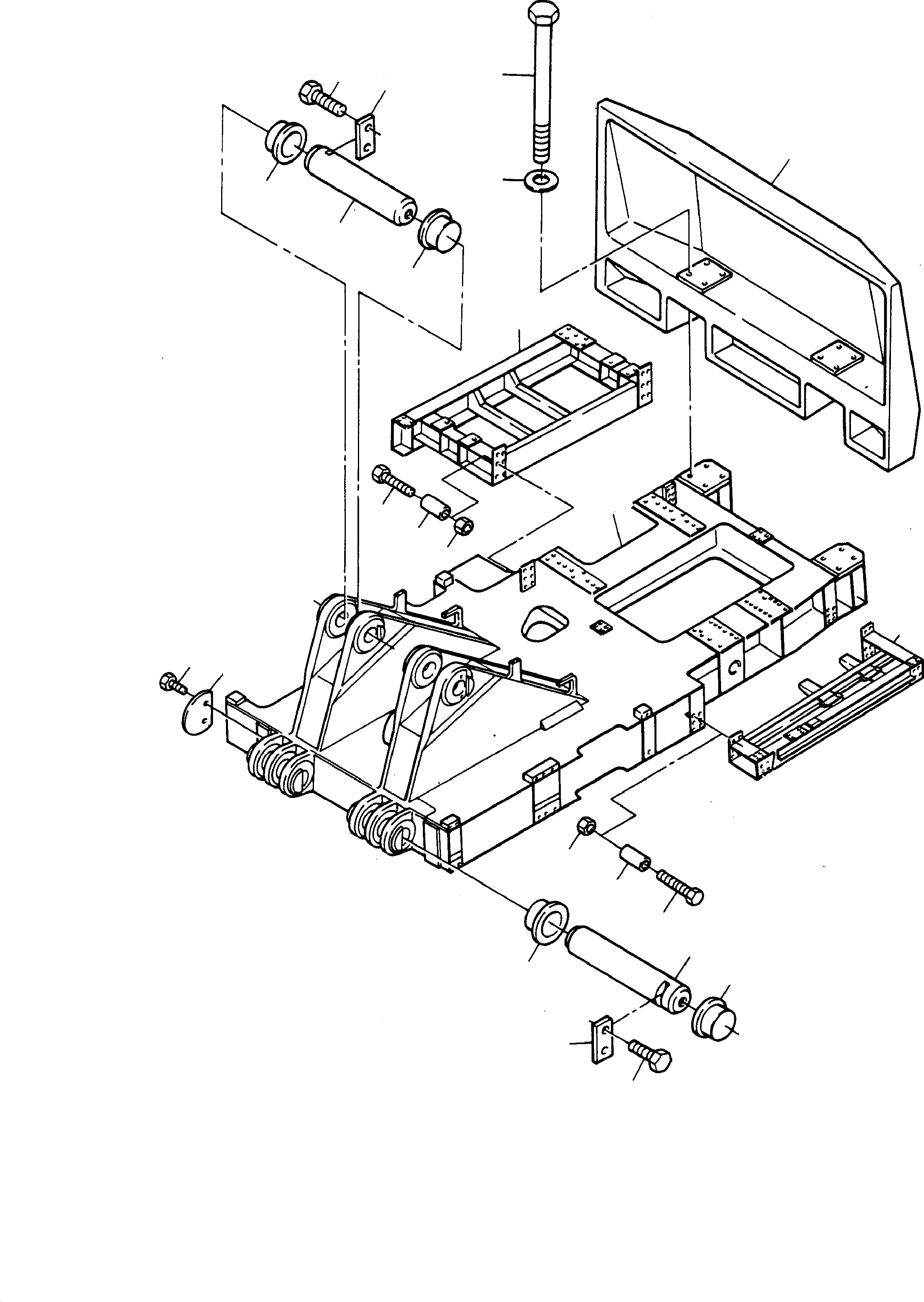 Superstructure 566 025 40 KOMATSU