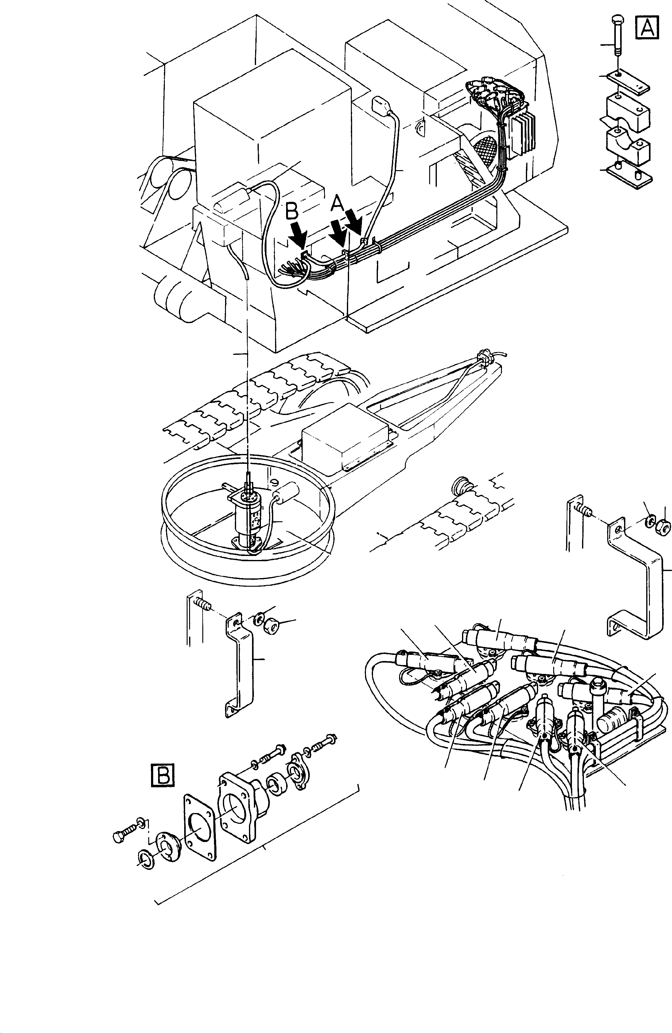 Кабель 587 701 40 KOMATSU