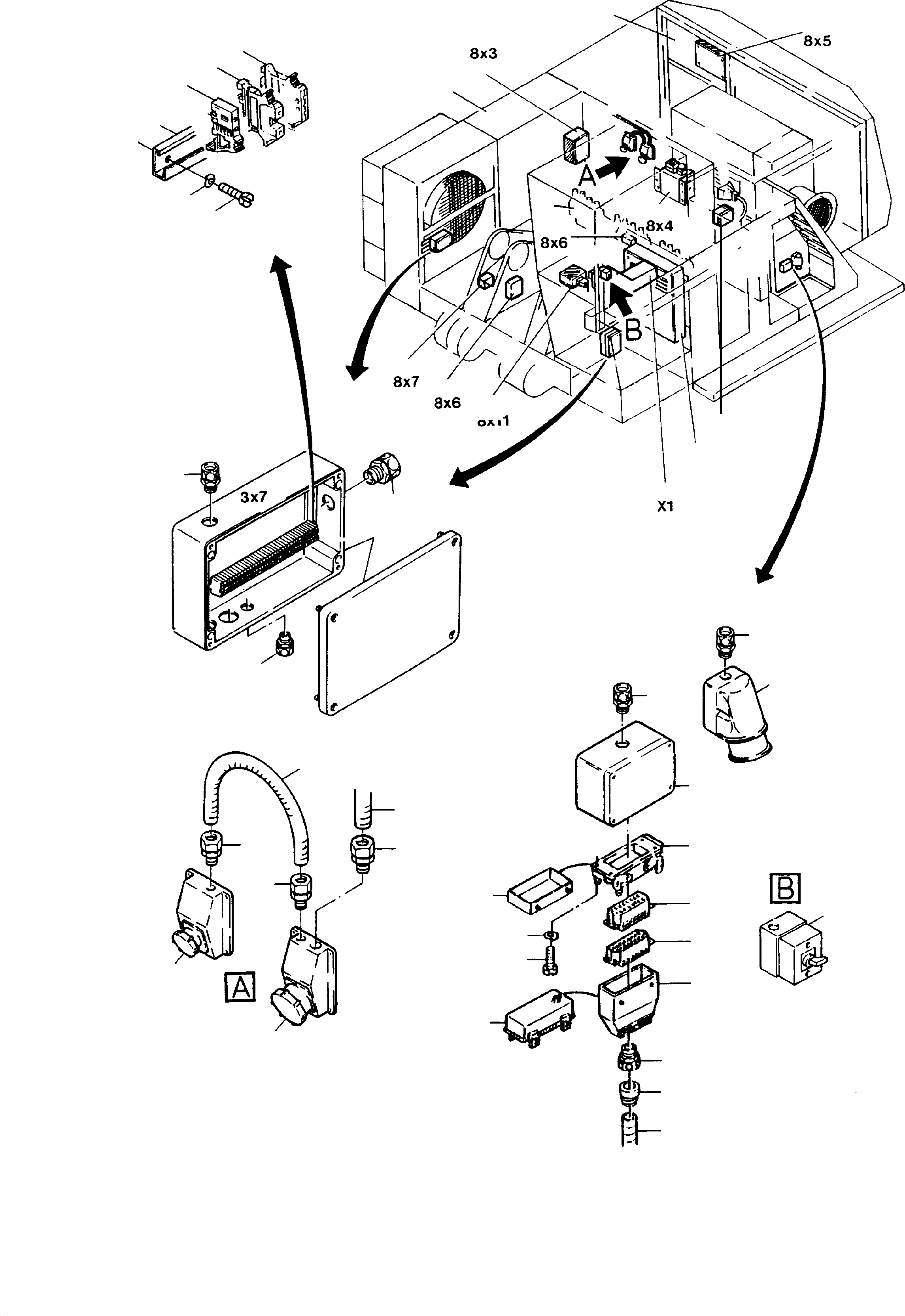 Cable union PG 11 323 951 40 KOMATSU