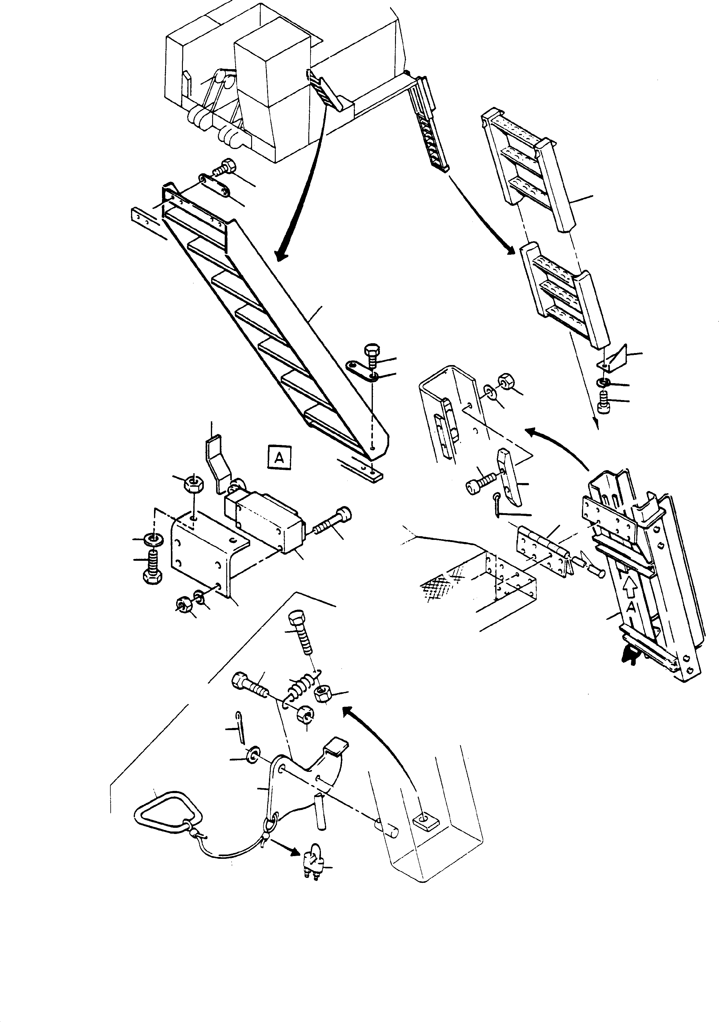 Ladder guide 560 079 40 KOMATSU