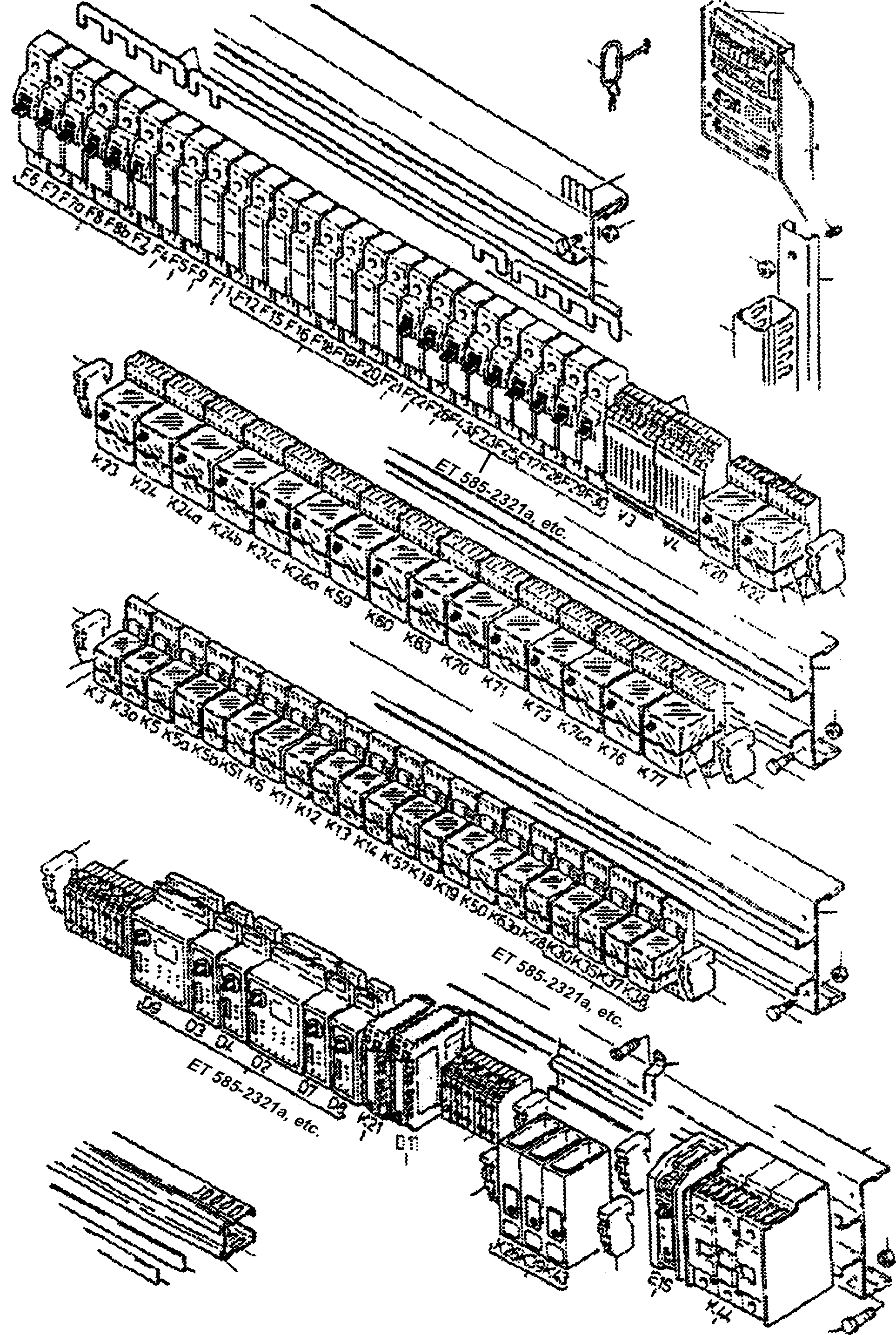 Series terminal PE 490 372 40 KOMATSU