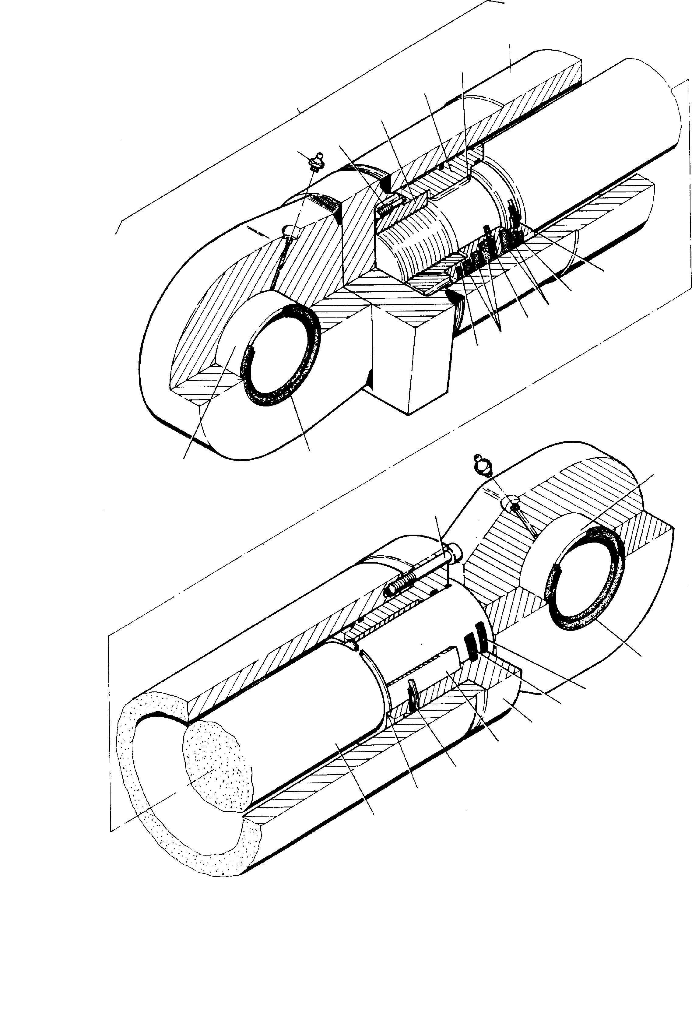Sealing flange consist. of fig-nos: 19-21 488 482 40 KOMATSU