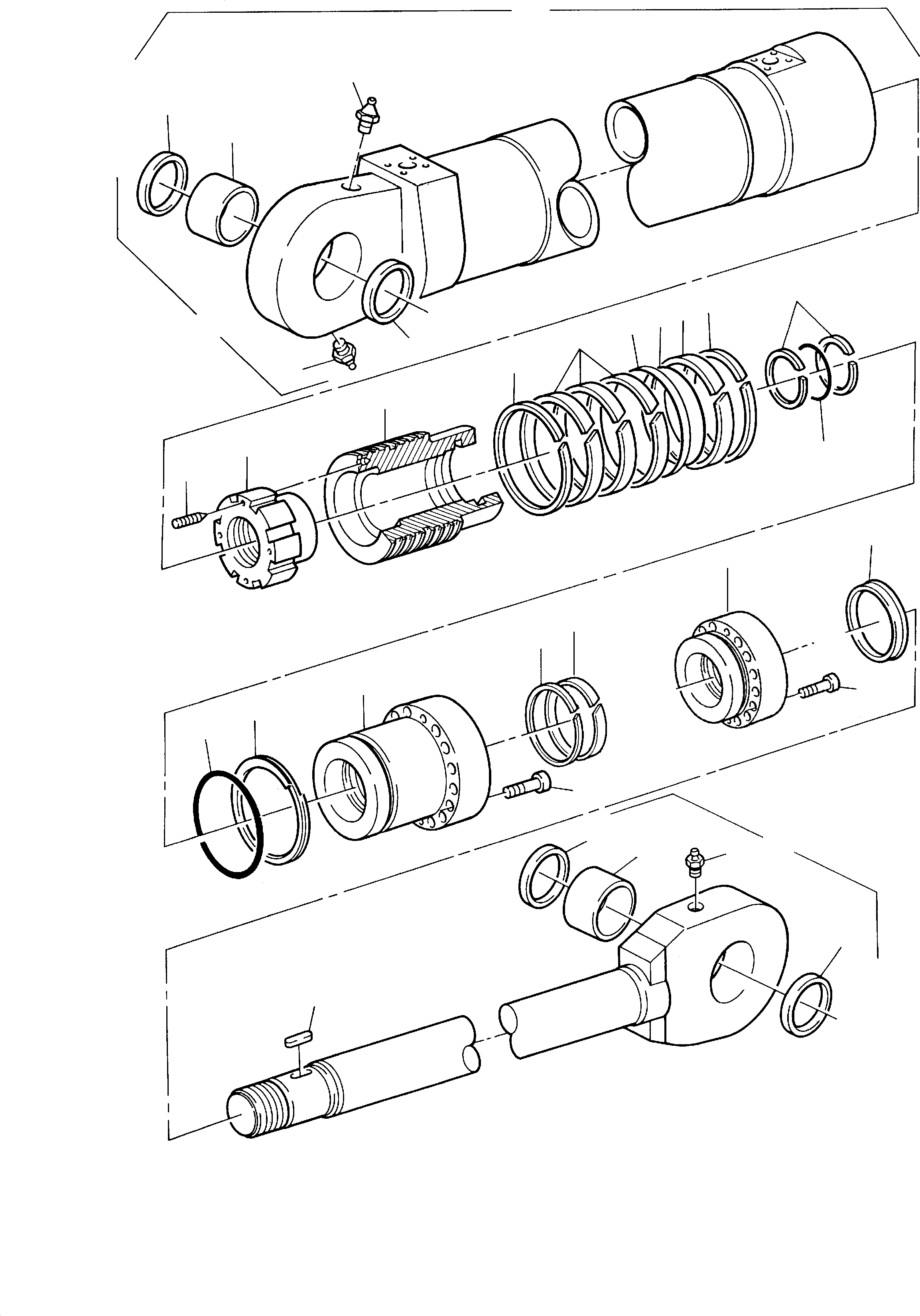 Sealing kit for piston consist. of fig-nos: 08-13 780 446 73 KOMATSU