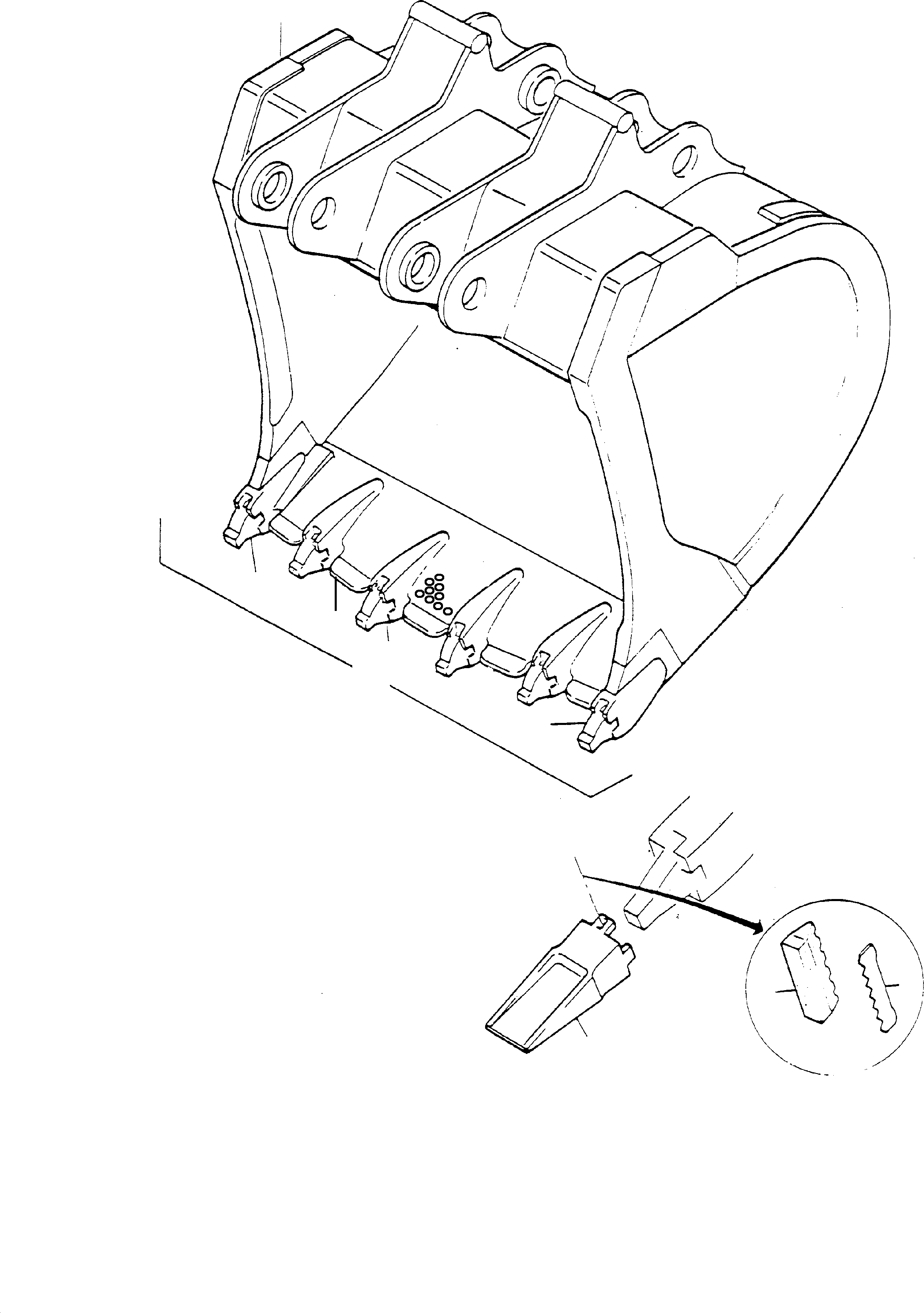 Corner adapter 303 042 40 KOMATSU