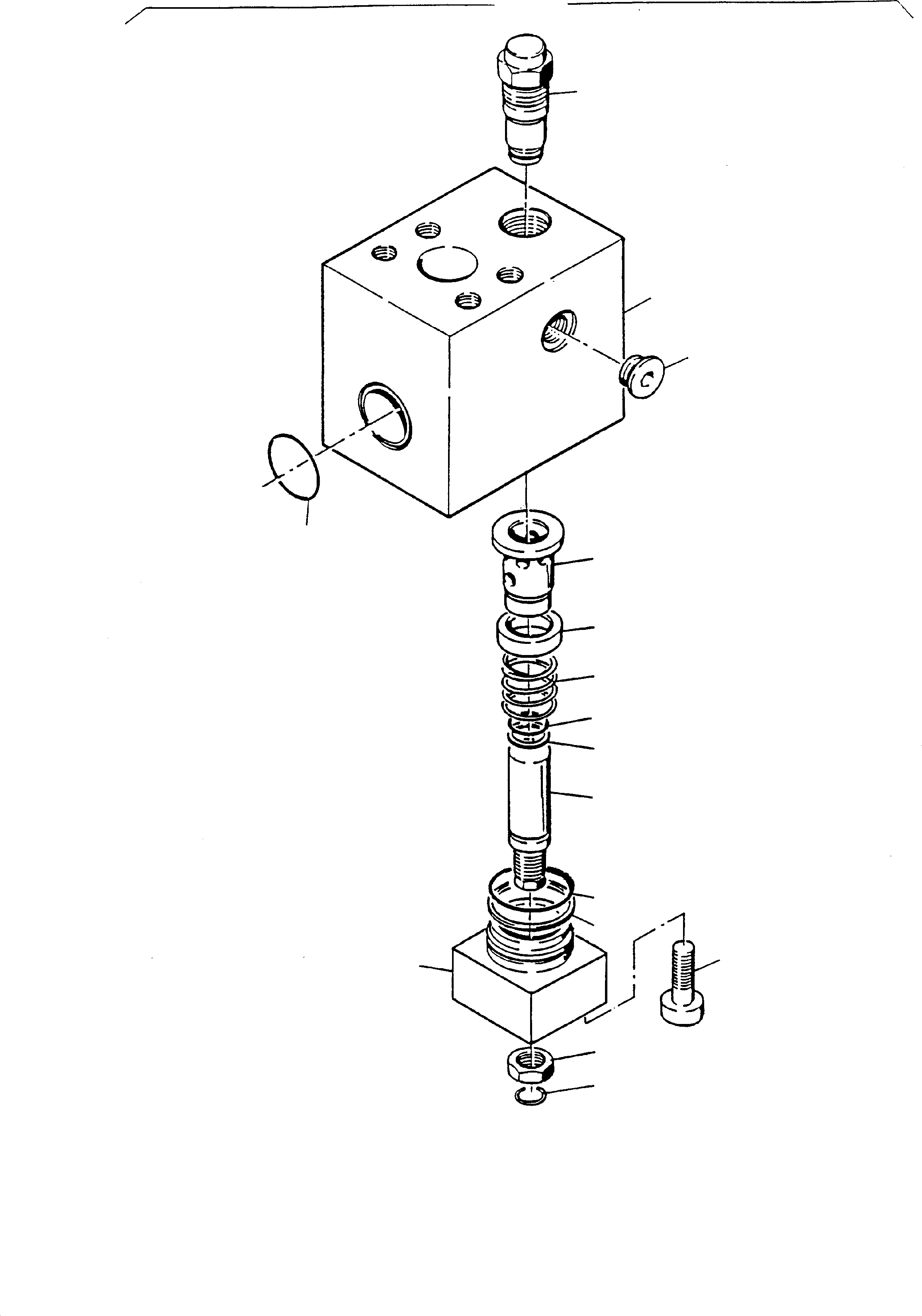 Throttle check valve 621 731 40 KOMATSU