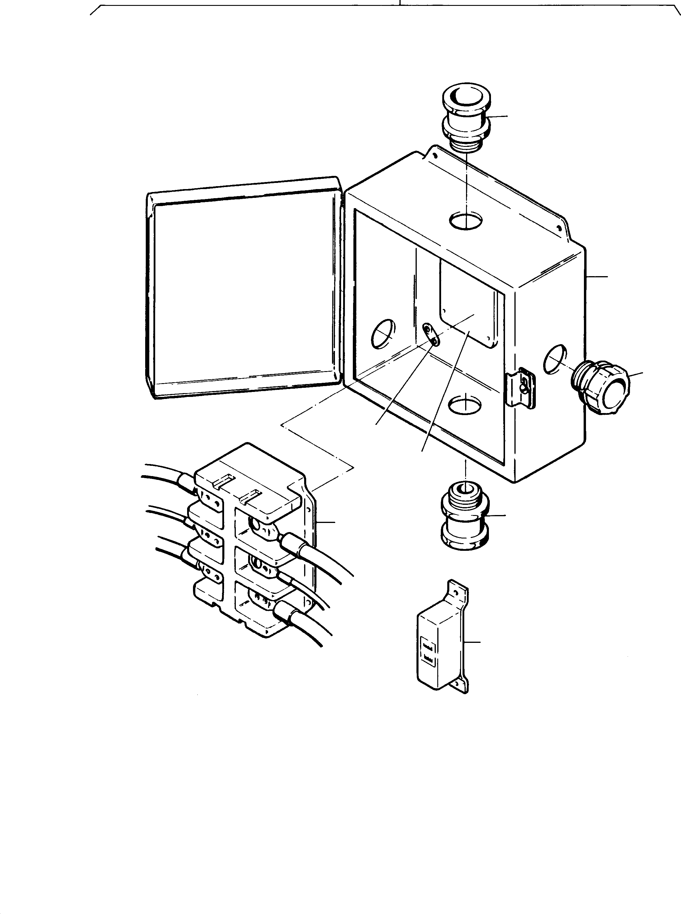 Switch box 634 970 40 KOMATSU