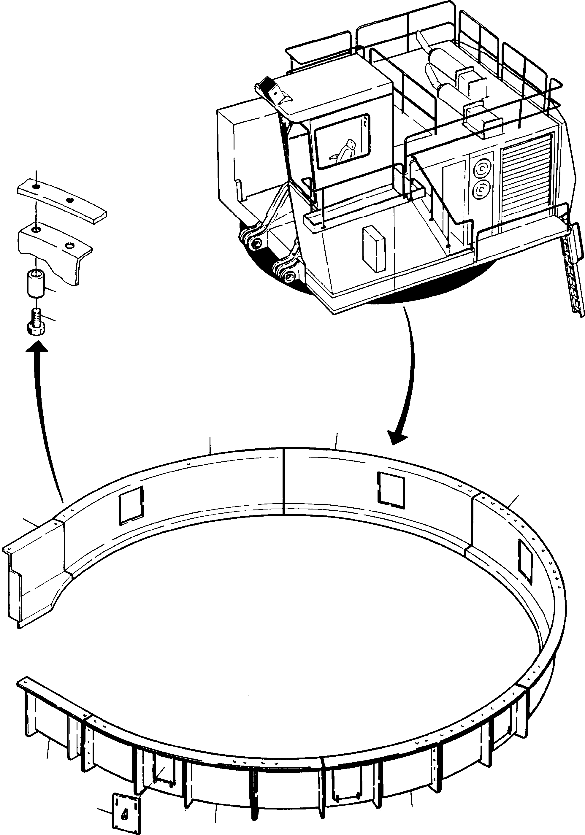 Сегмент 636 982 40 KOMATSU