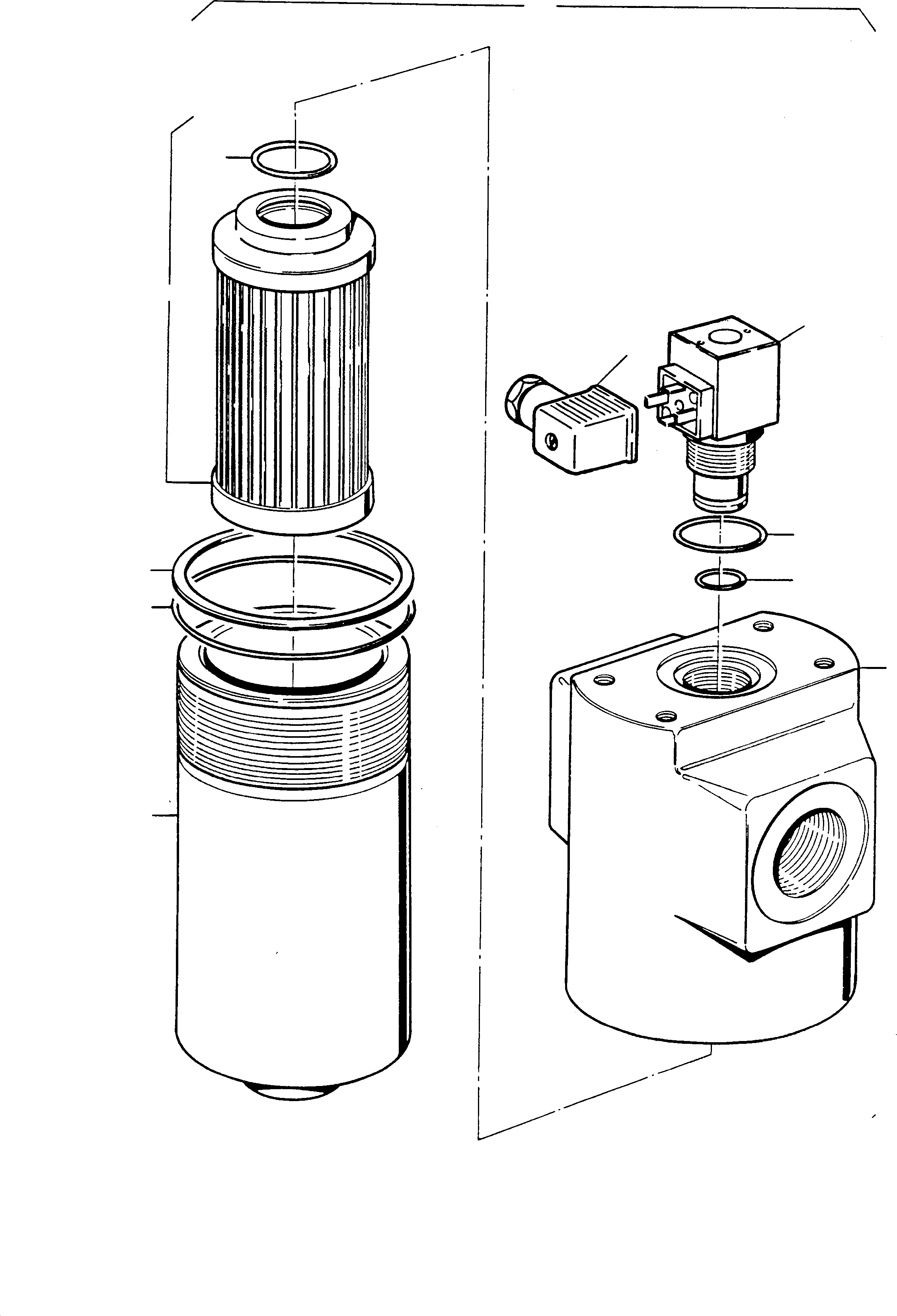 Filter, assy. 576 064 40 KOMATSU