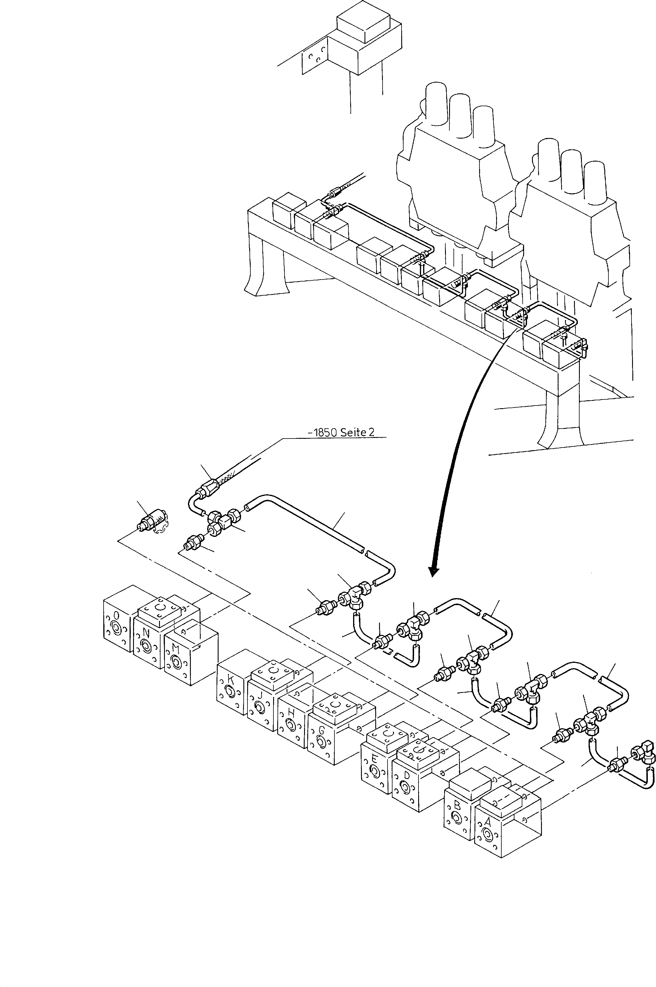 Шланг в сборе 511 008 98 KOMATSU