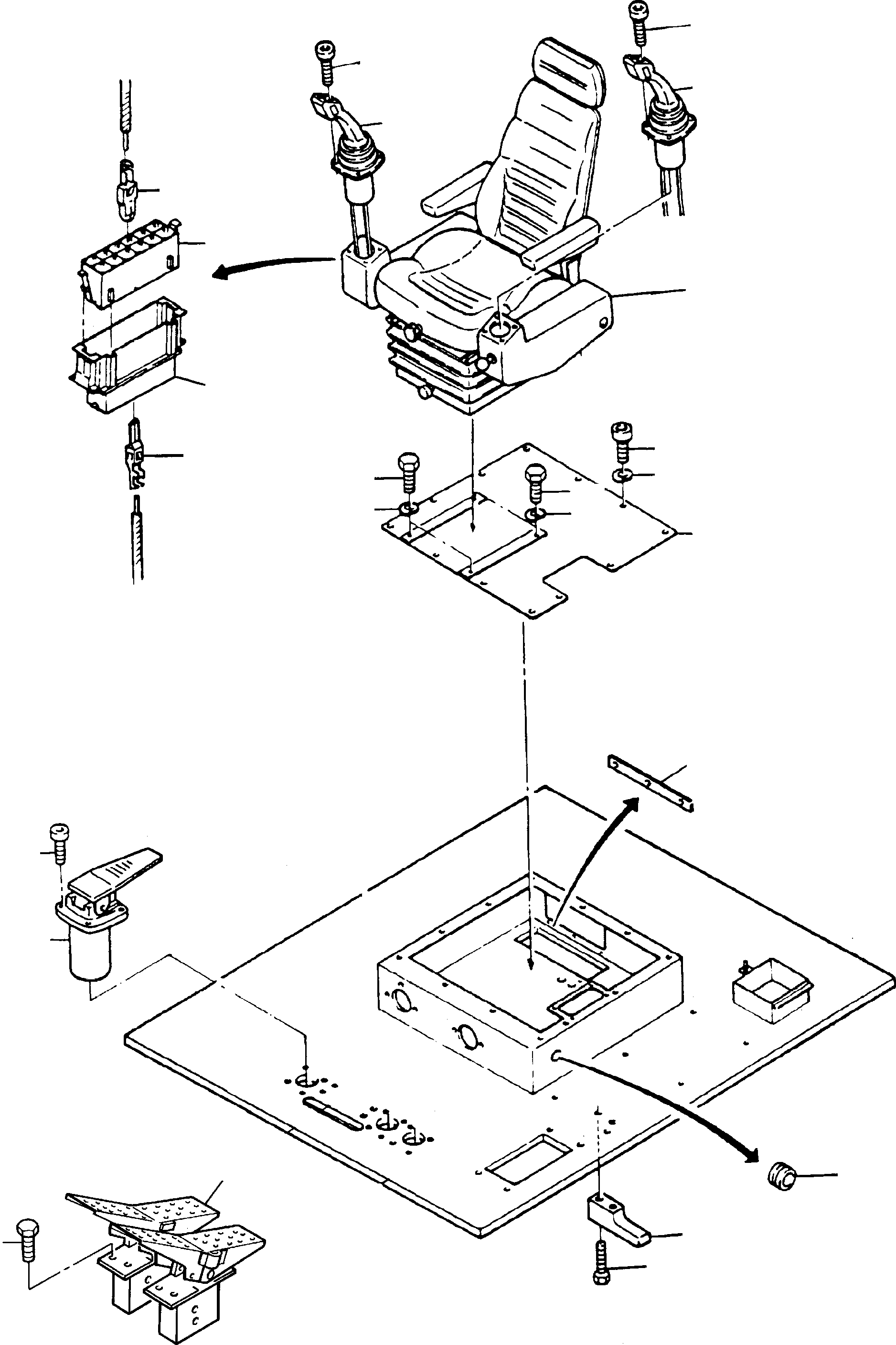 Manipulator assy 634 477 40 KOMATSU