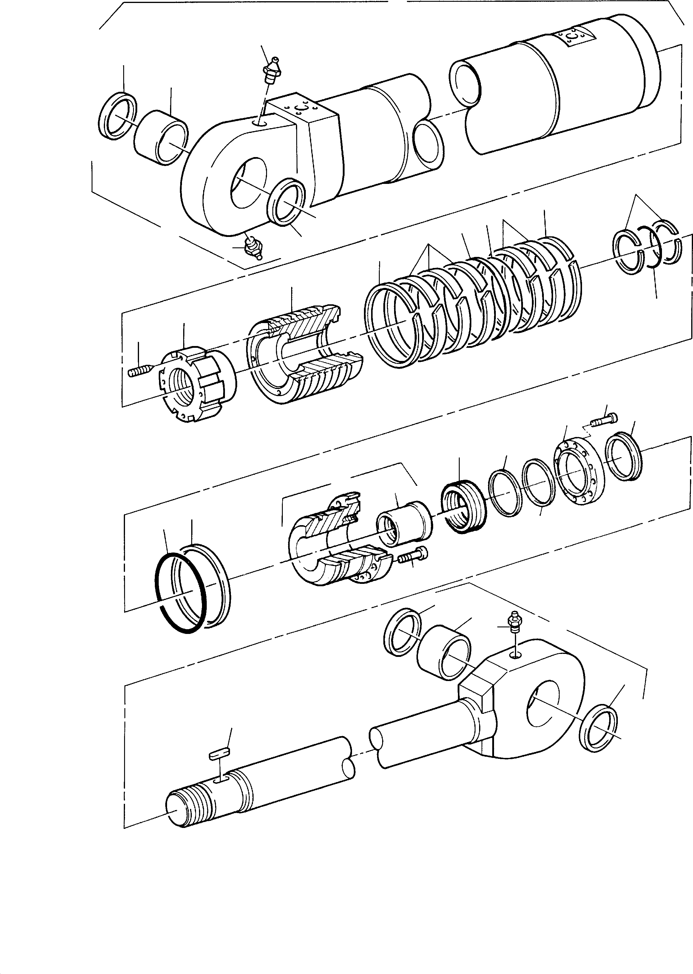 Hydraulic cylinder Standard 627 005 40 KOMATSU