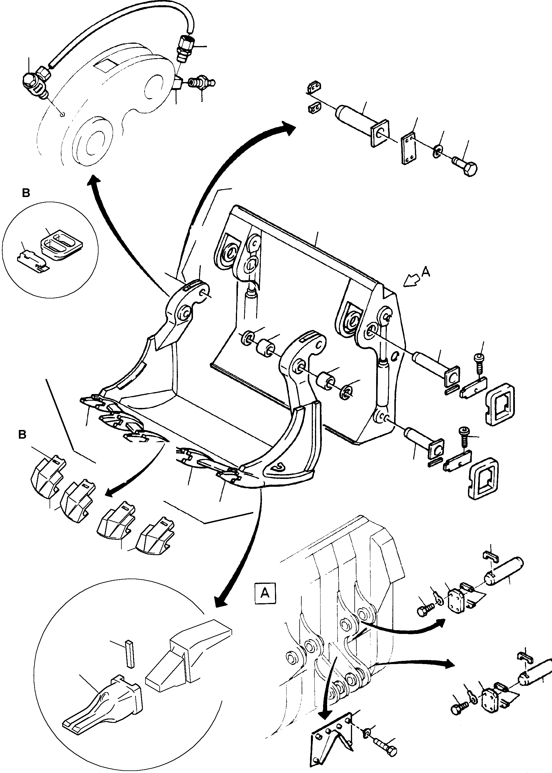 Toplok shroud 654 633 40 KOMATSU