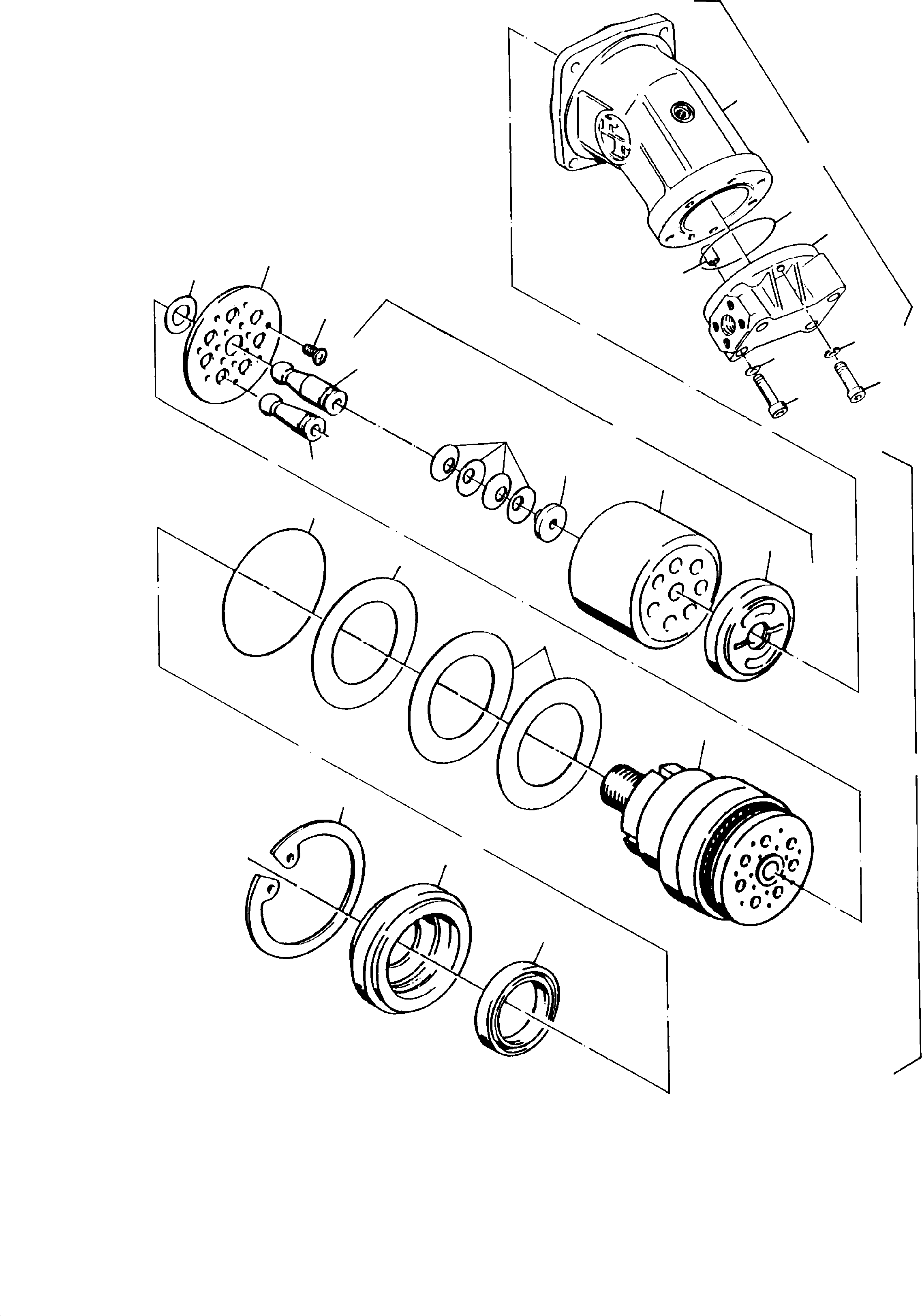 Seal kit consist. of fig-nos: 07,23,25 999 064 KOMATSU