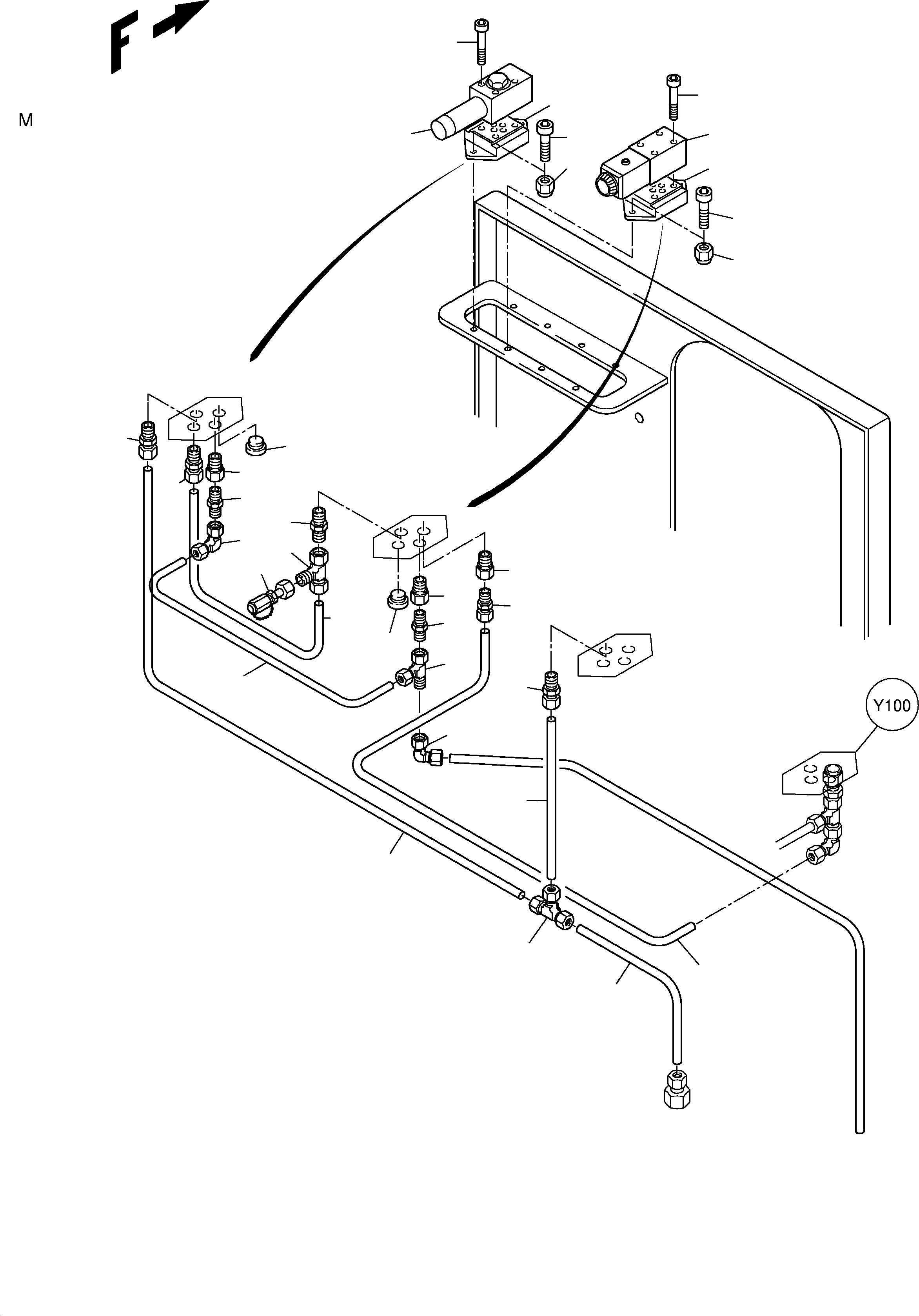 4/2 Directional spool valve 655 698 40 KOMATSU