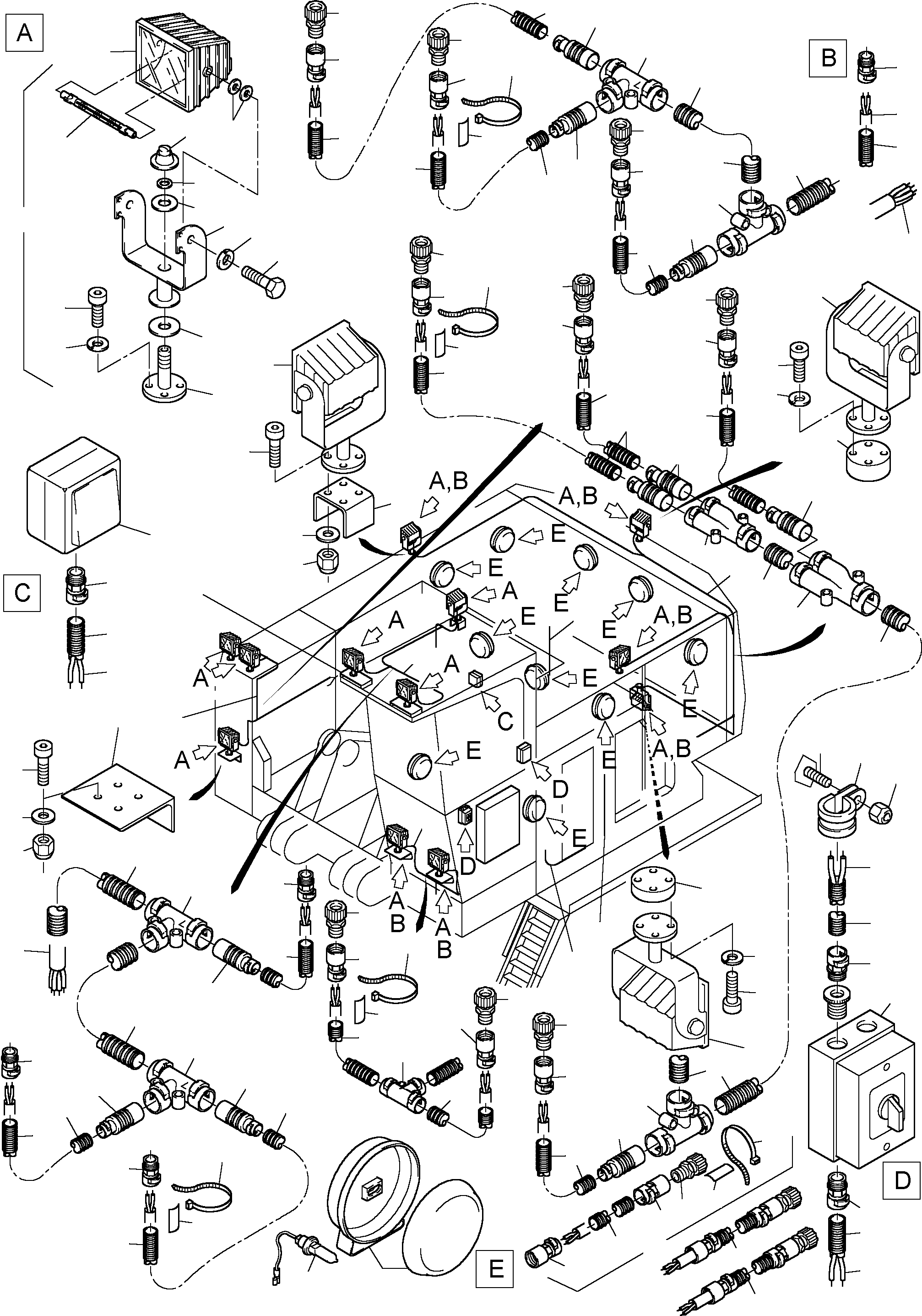 Cable 1,5 655 873 40 KOMATSU