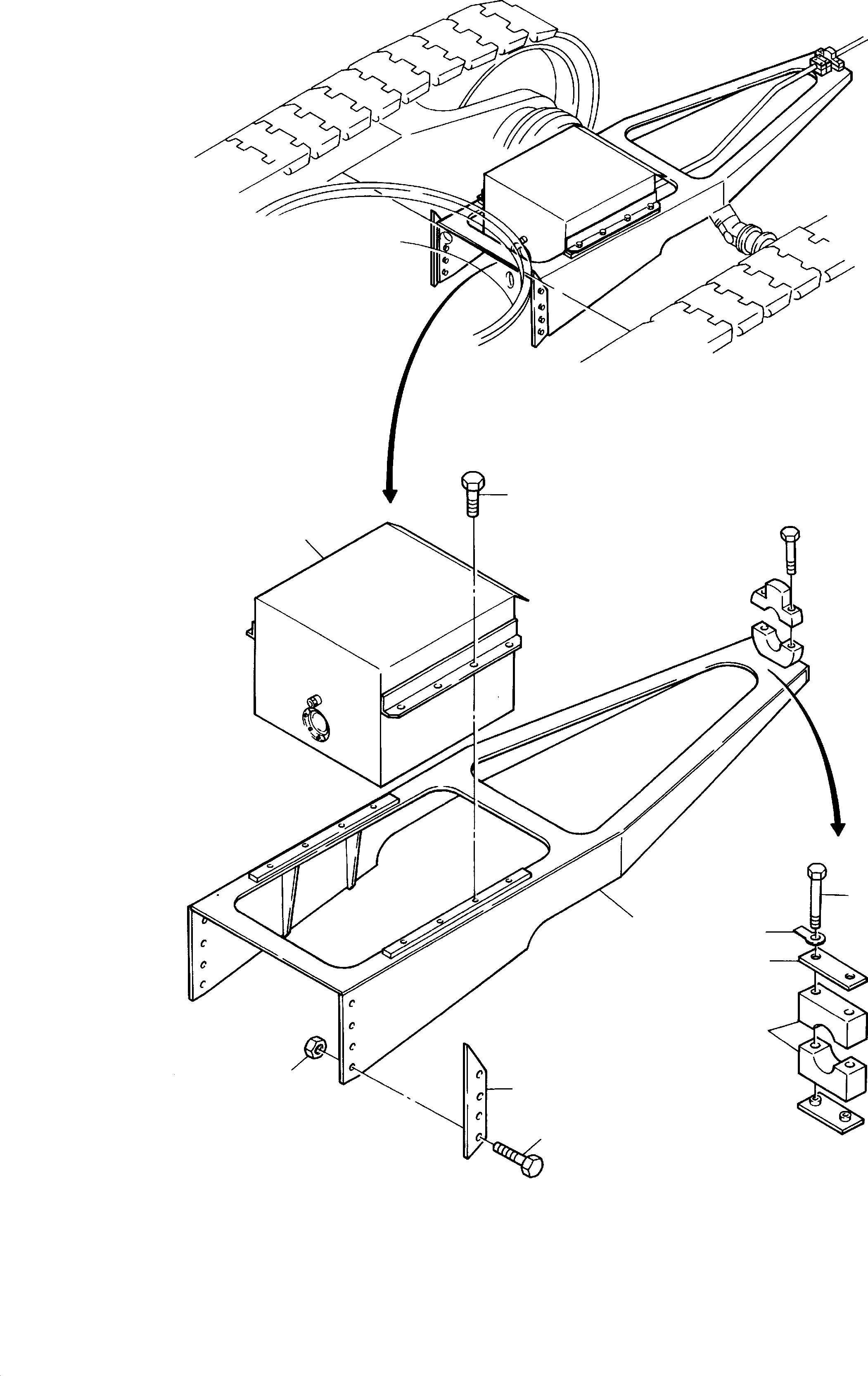 Соединительная пластина 445 645 40 KOMATSU