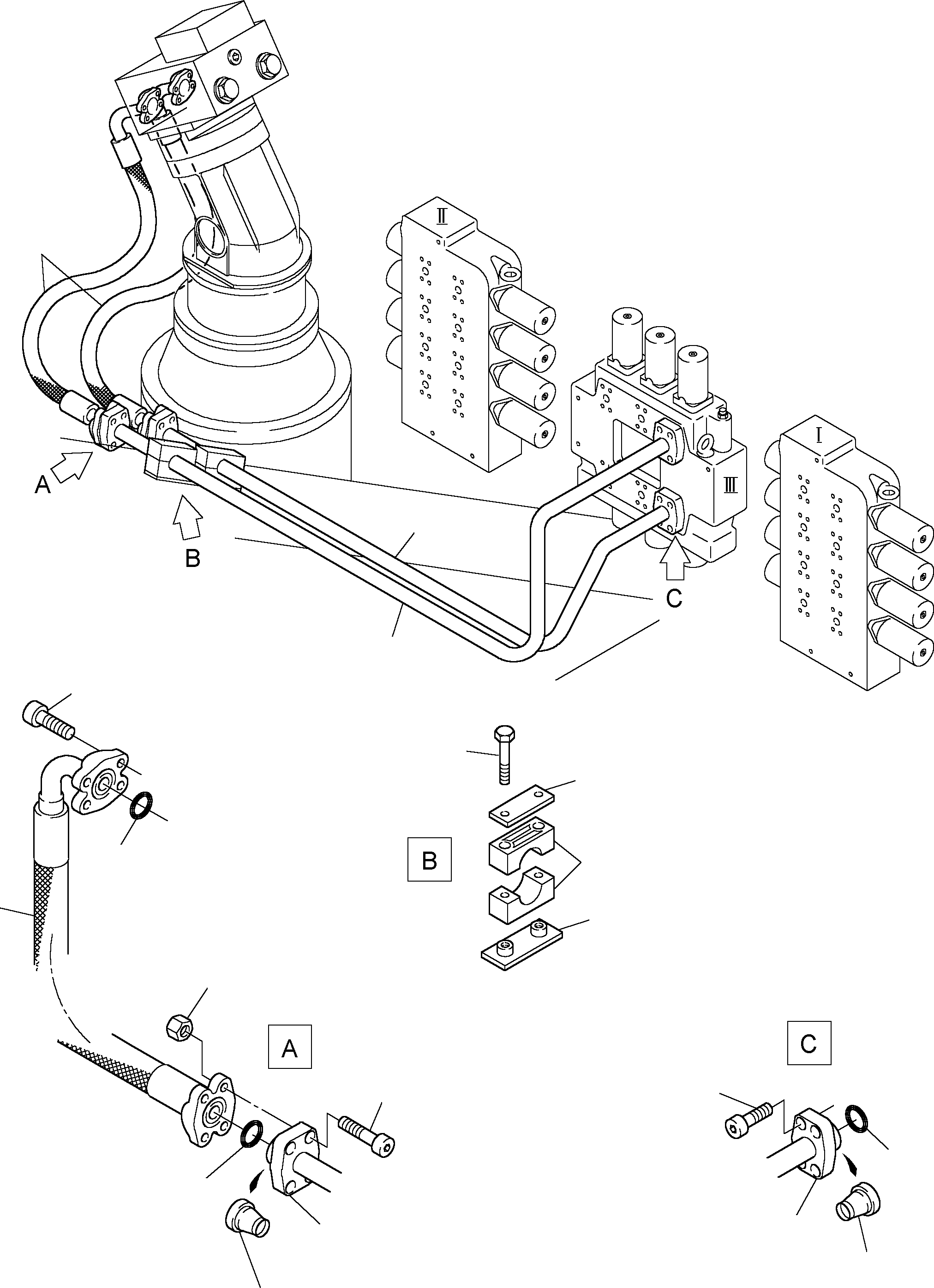 Hose assy. DN 40x1100 514 649 98 KOMATSU