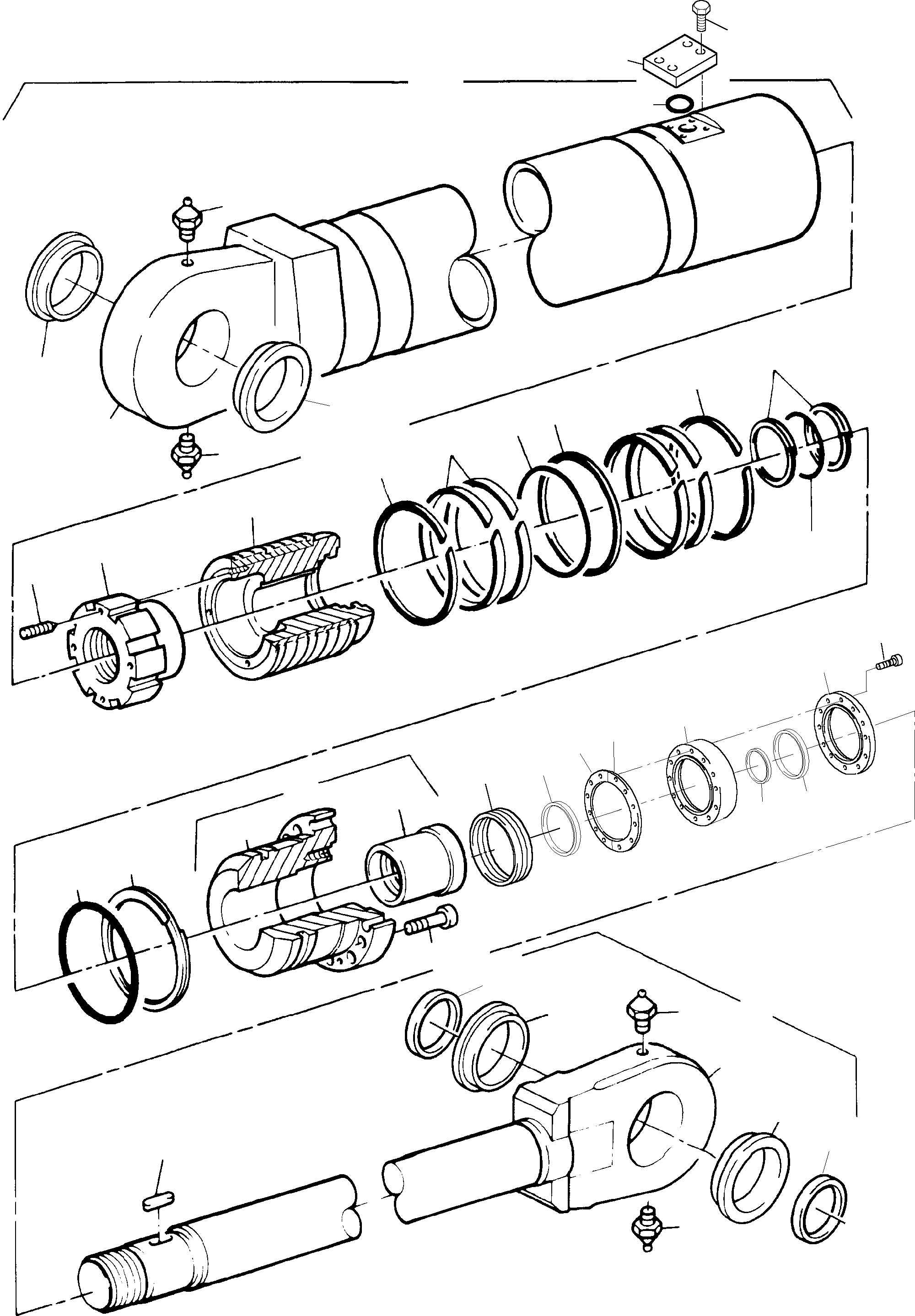 Bearing bush (no field repair item) 258 433 40 KOMATSU