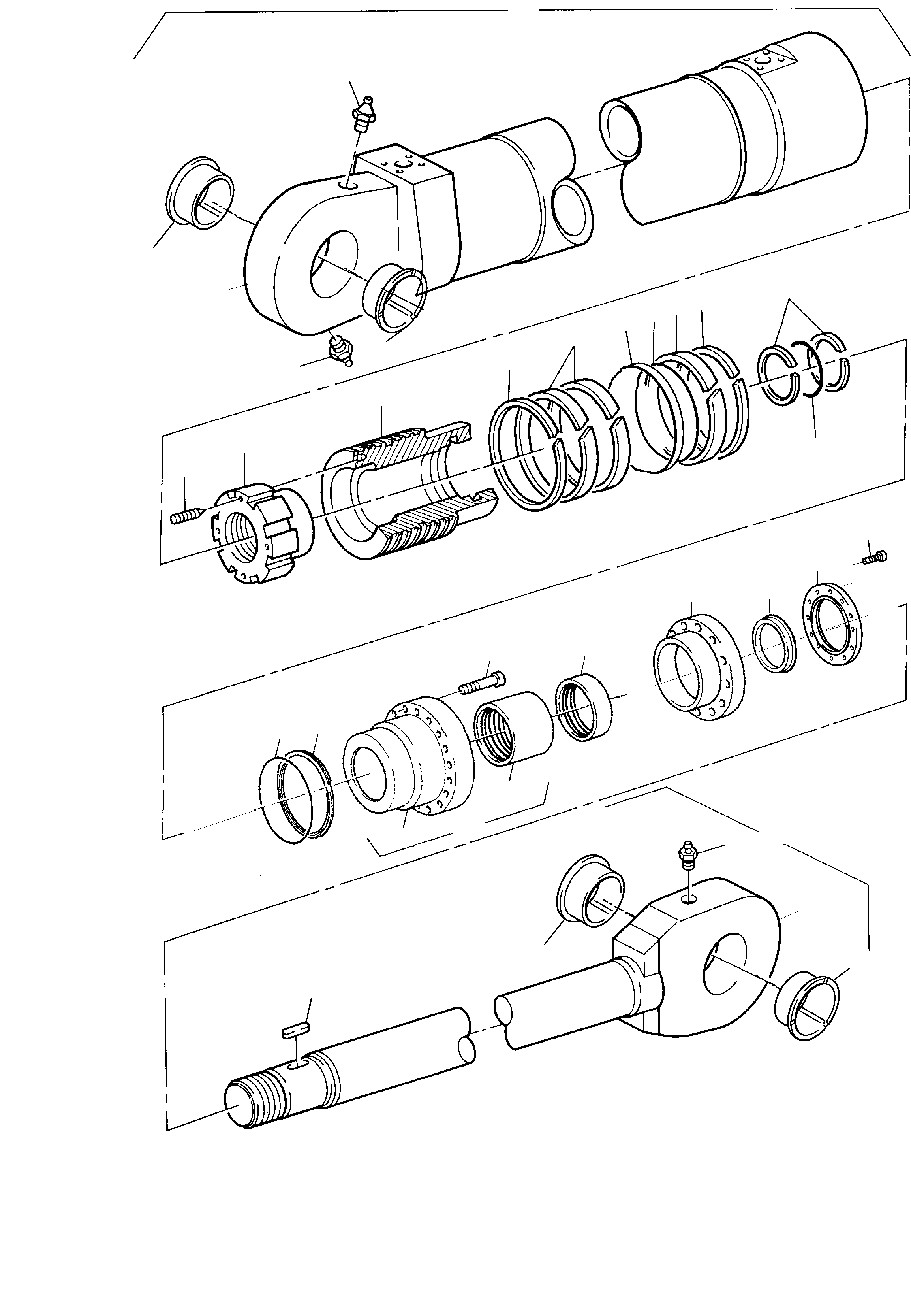 Hydr. cylinder 430 920 40 KOMATSU