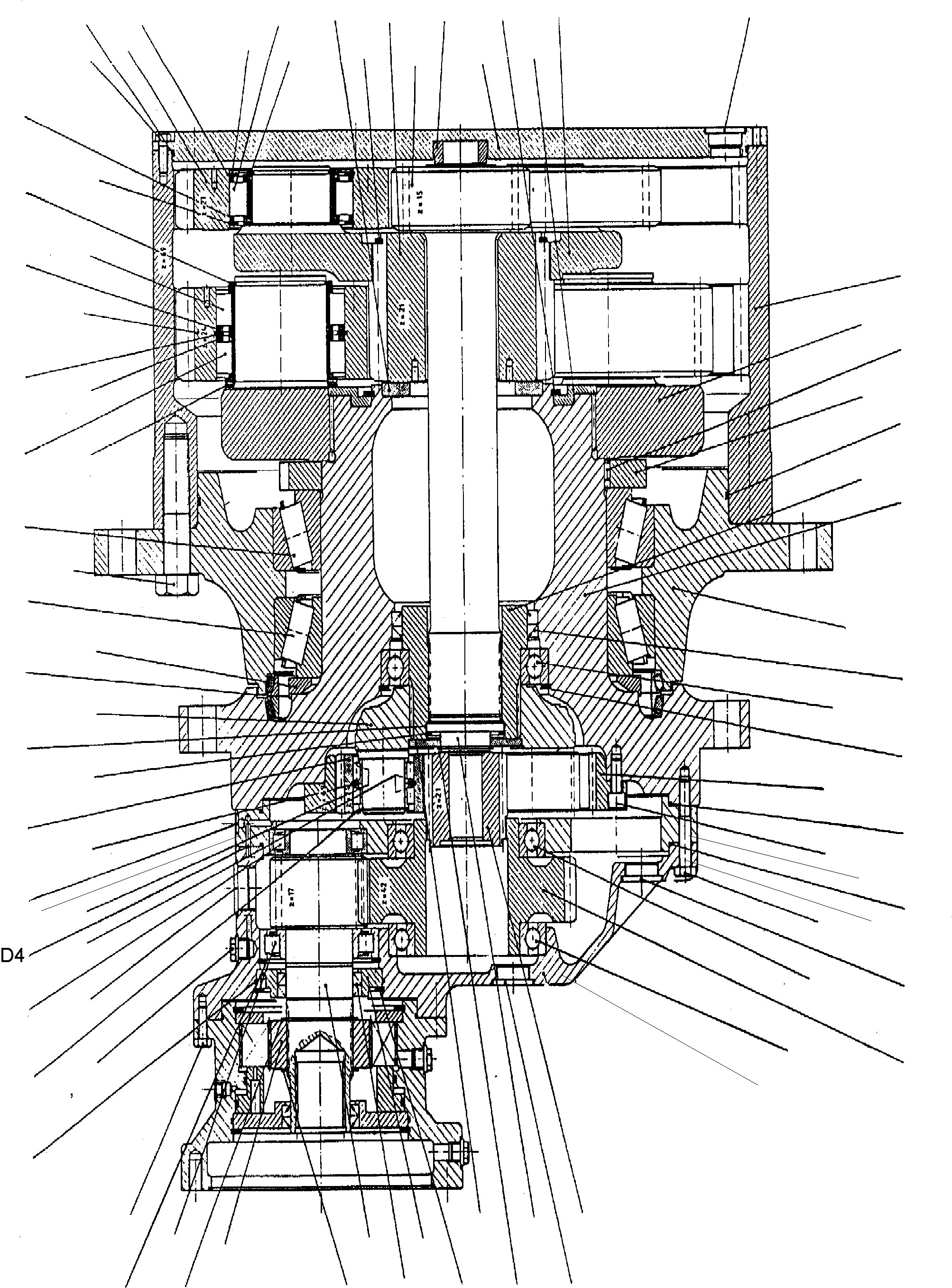 Chord ca. 2,36 m 082 611 KOMATSU
