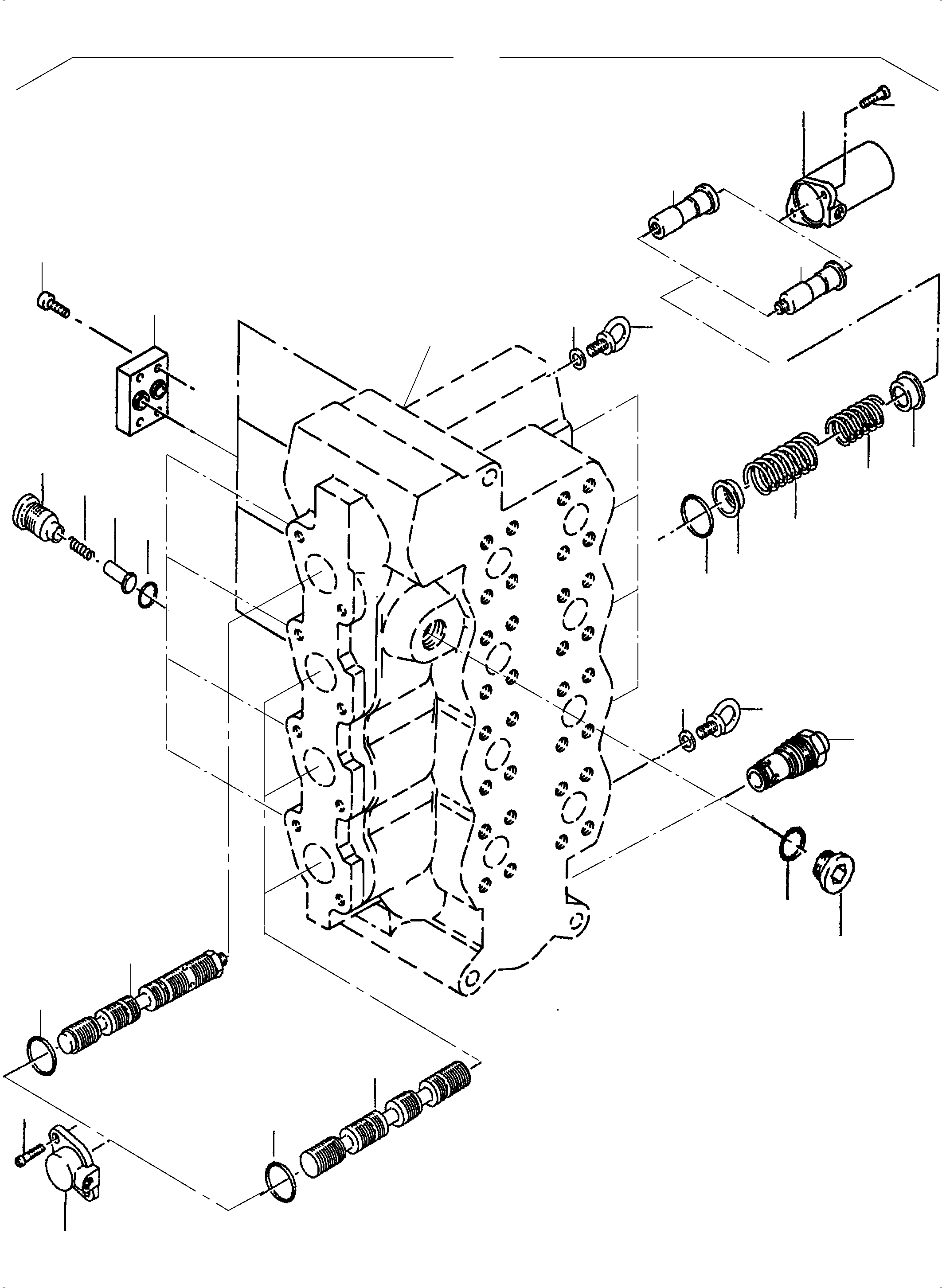 Control block 655 168 40 KOMATSU