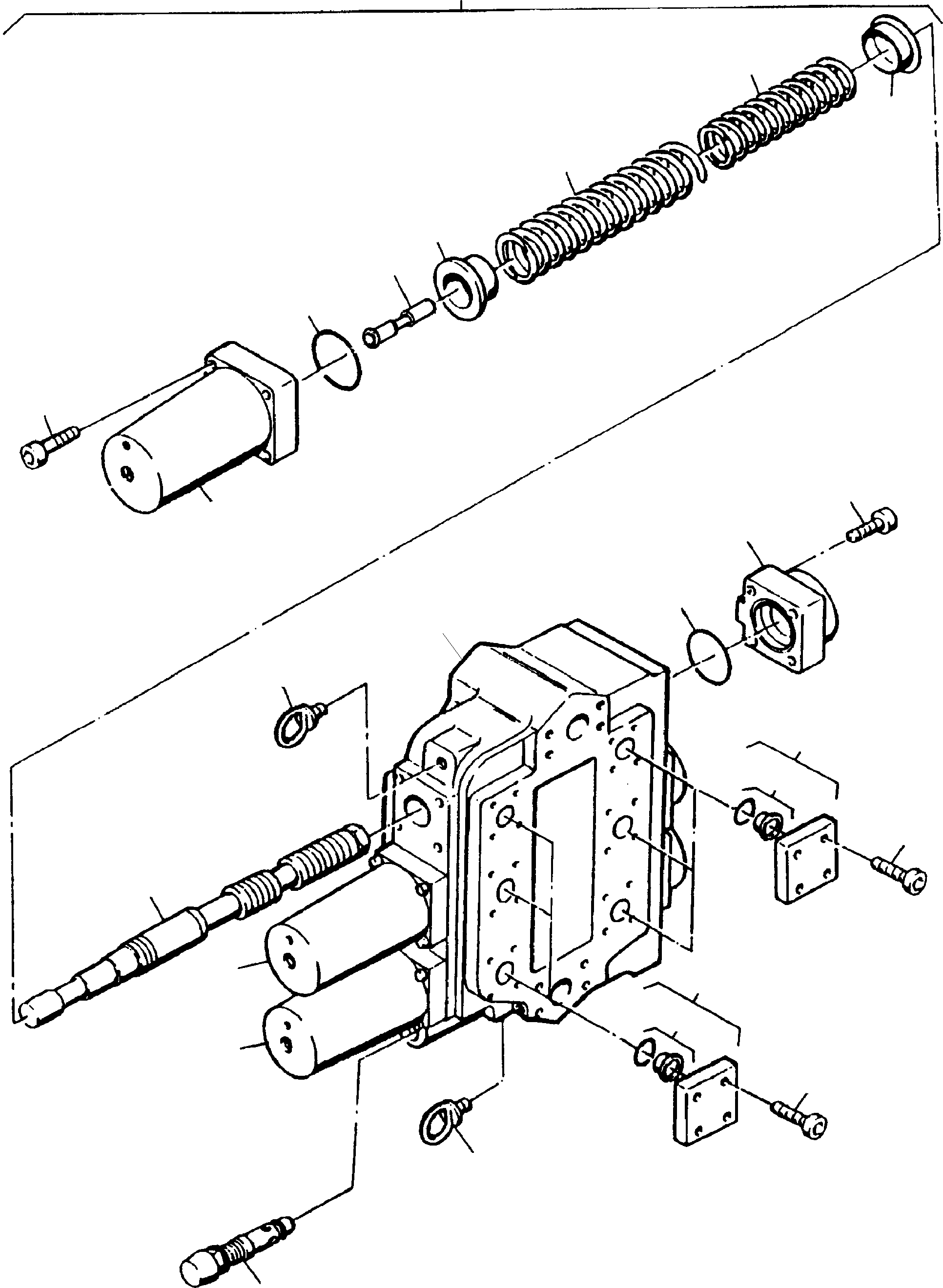 Control block 655 169 40 KOMATSU