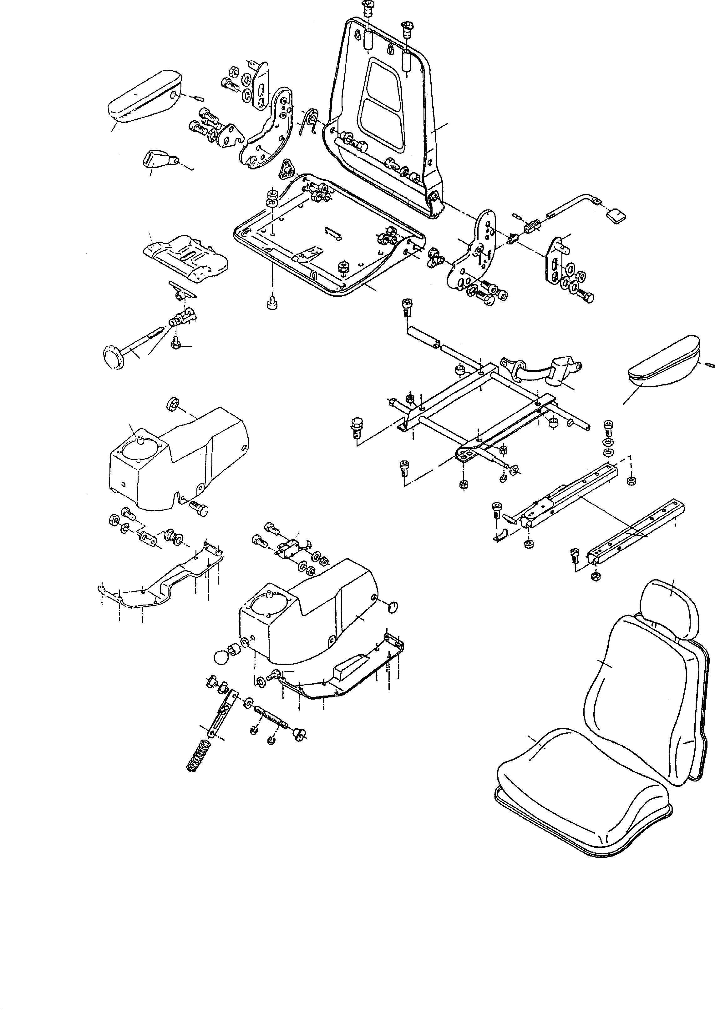 Safety belt assy., retractor 768 285 73 KOMATSU