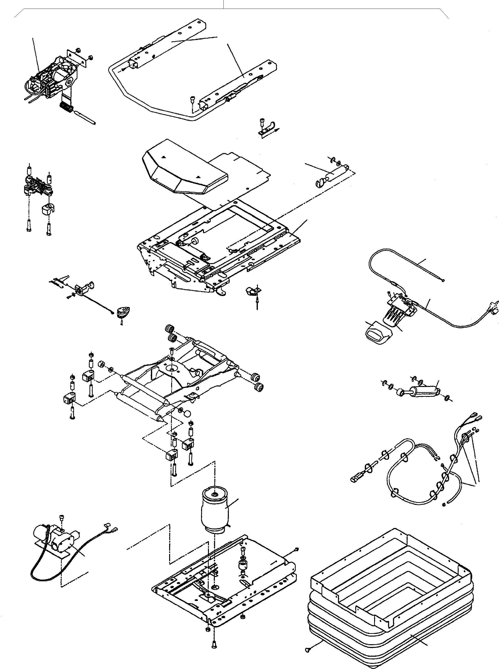 Air Suspension assy. 768 686 73 KOMATSU