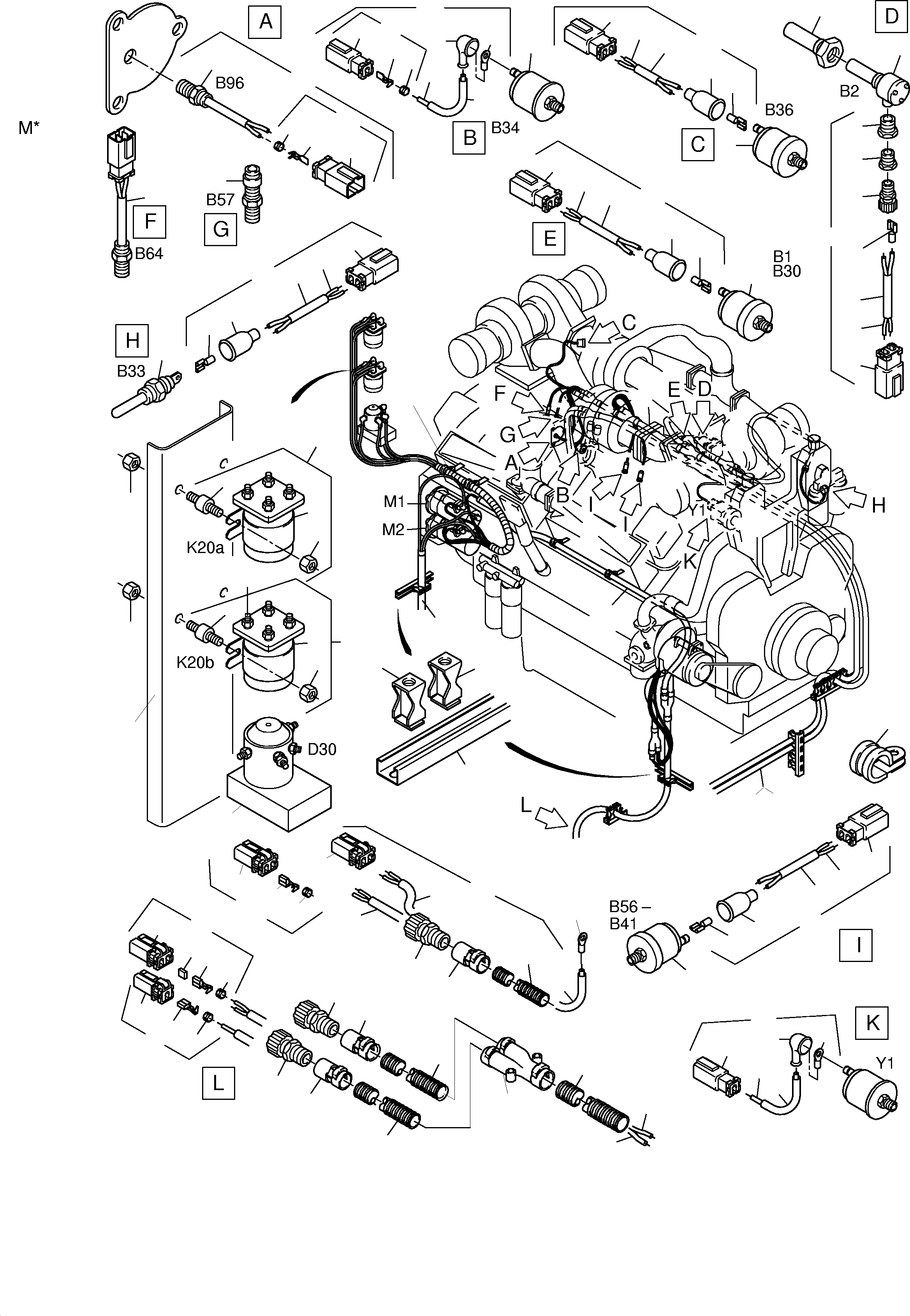 кабельный наконечник 055 108 40 KOMATSU