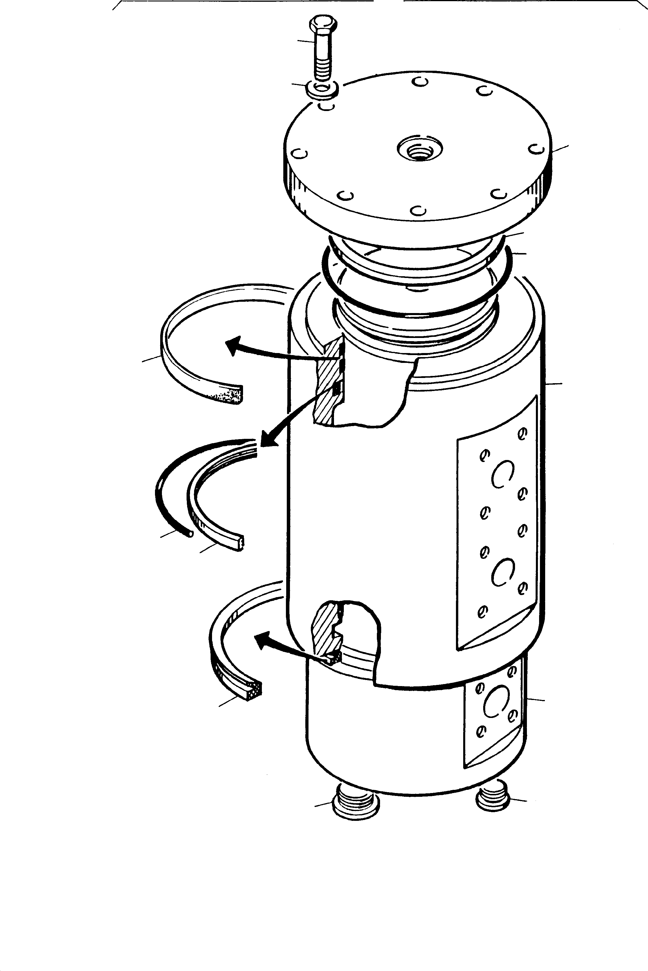 Rotary joint assy. (standard) 659 008 40 KOMATSU