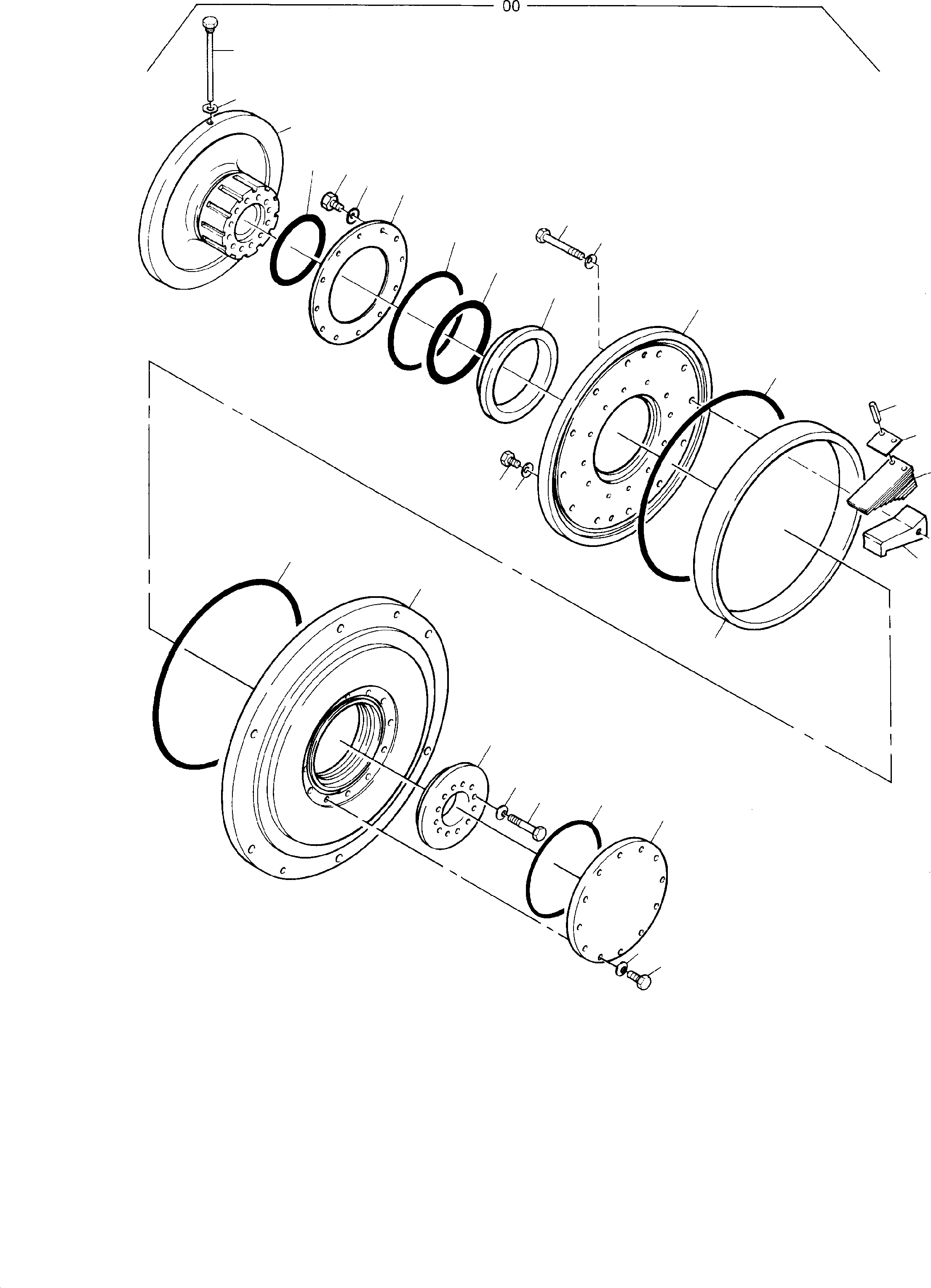 Coupling assy. 655 545 40 KOMATSU