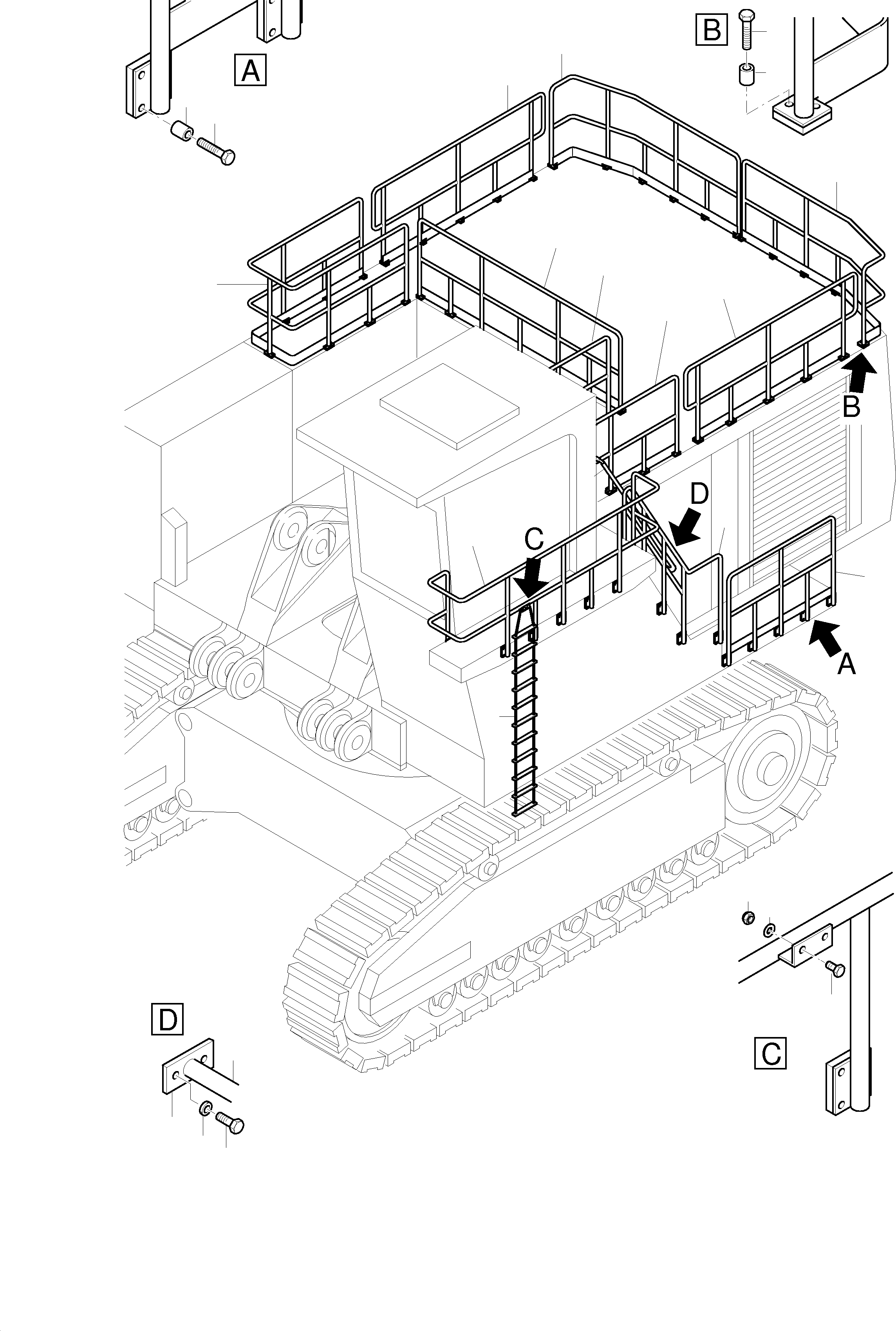Направляющая 897 518 40 KOMATSU