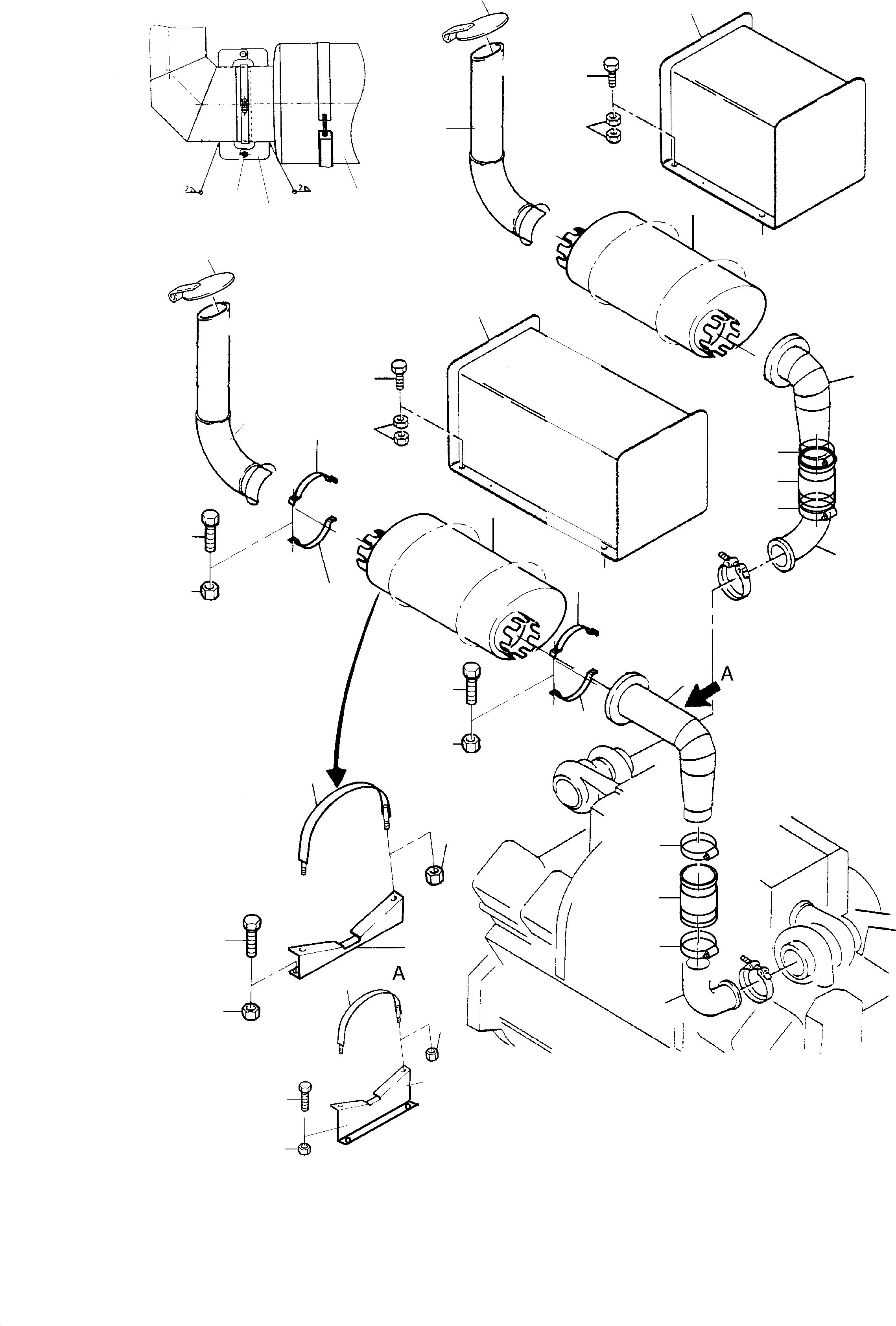 Flex. pipe 635 520 40 KOMATSU