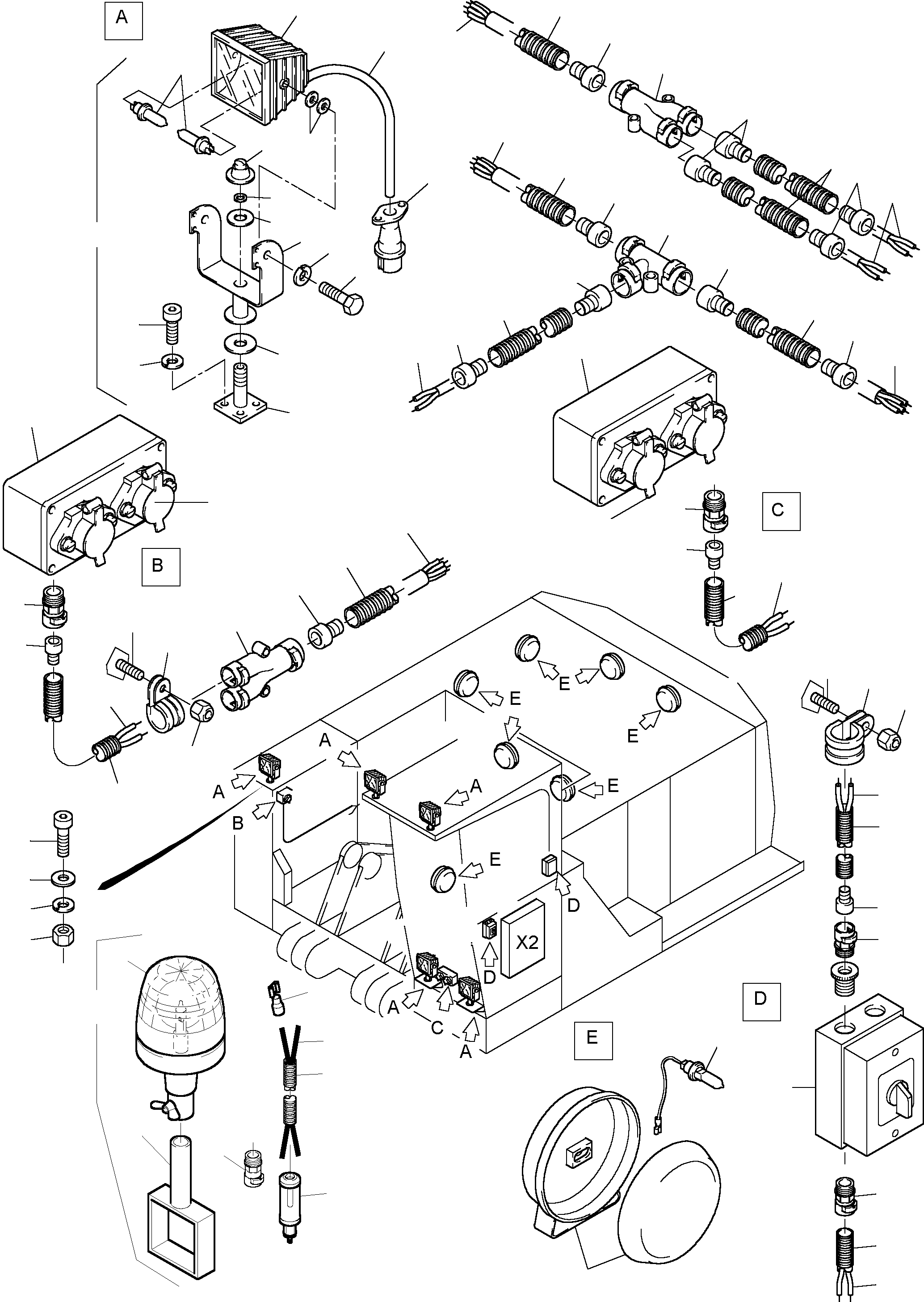 Консоль 894 201 40 KOMATSU