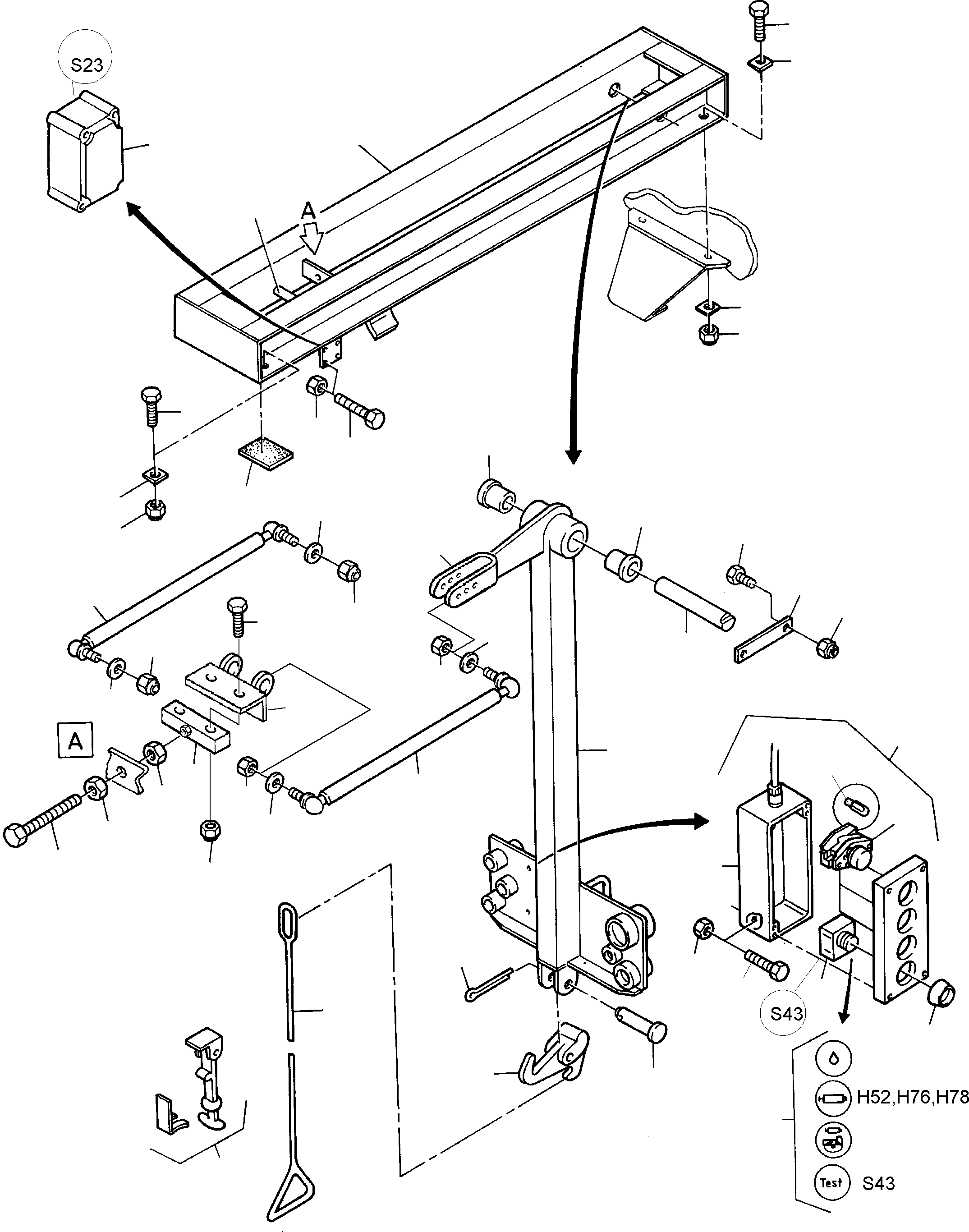 Hose DN 32 896 671 40 KOMATSU