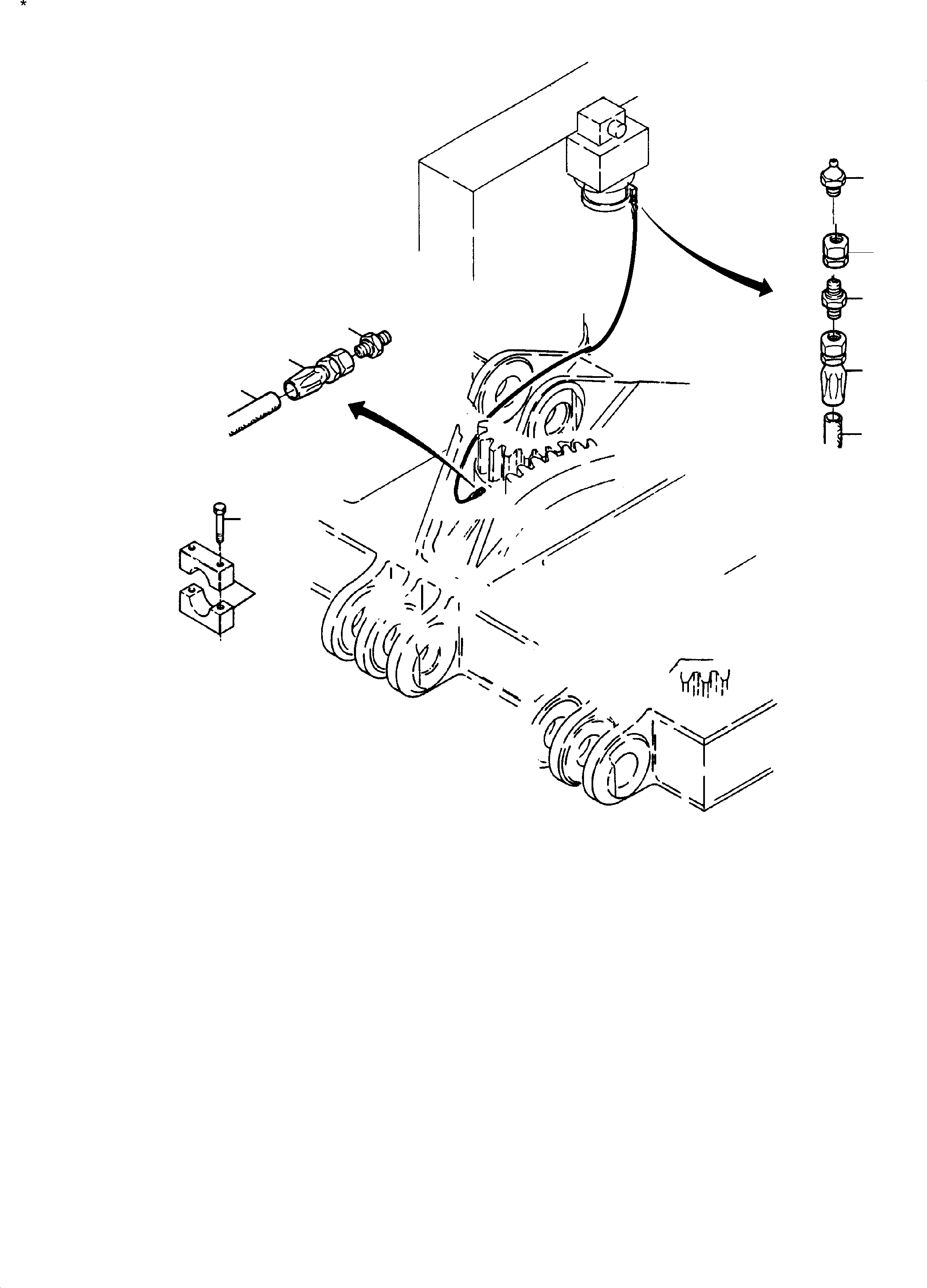 Соединительный штуцер 372 447 99 KOMATSU