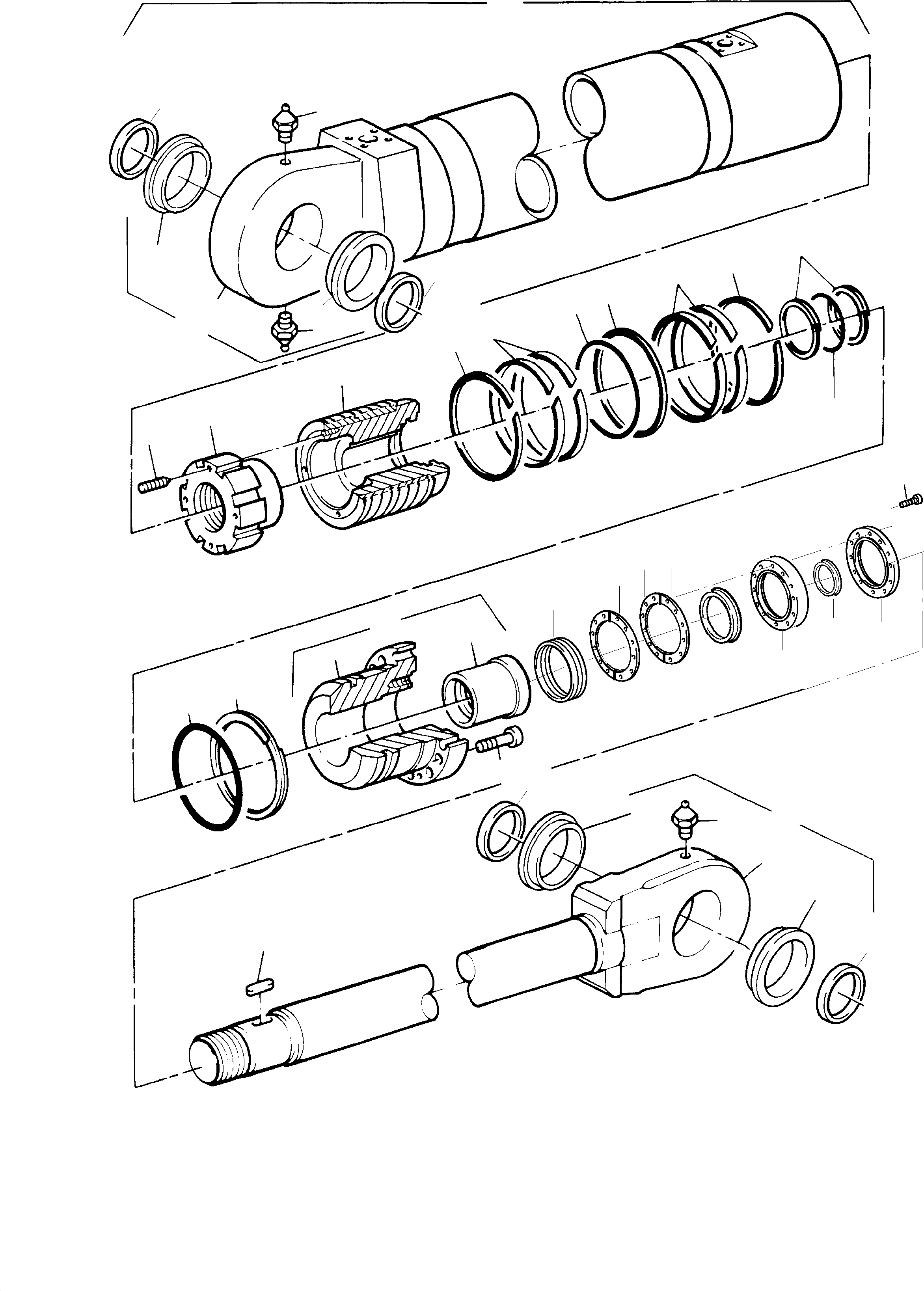 Комплект уплотнений 655 762 40 KOMATSU