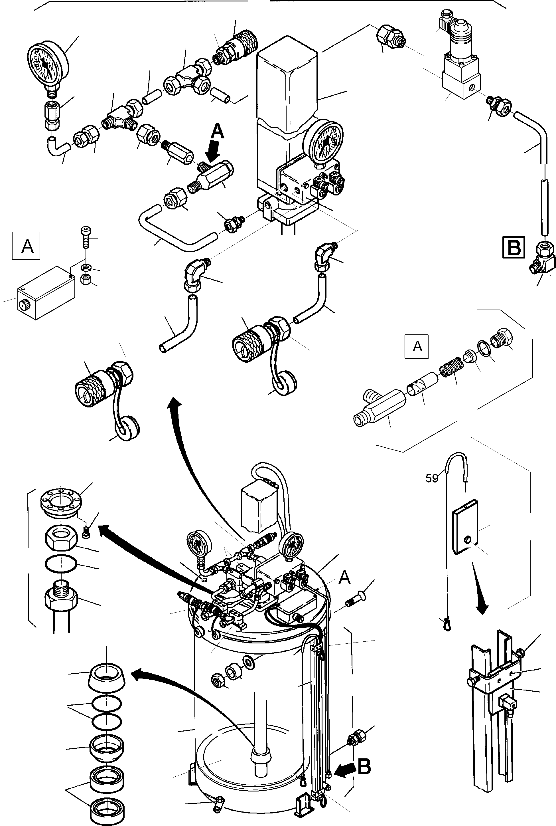 соединительный штуцер 006 914 98 KOMATSU