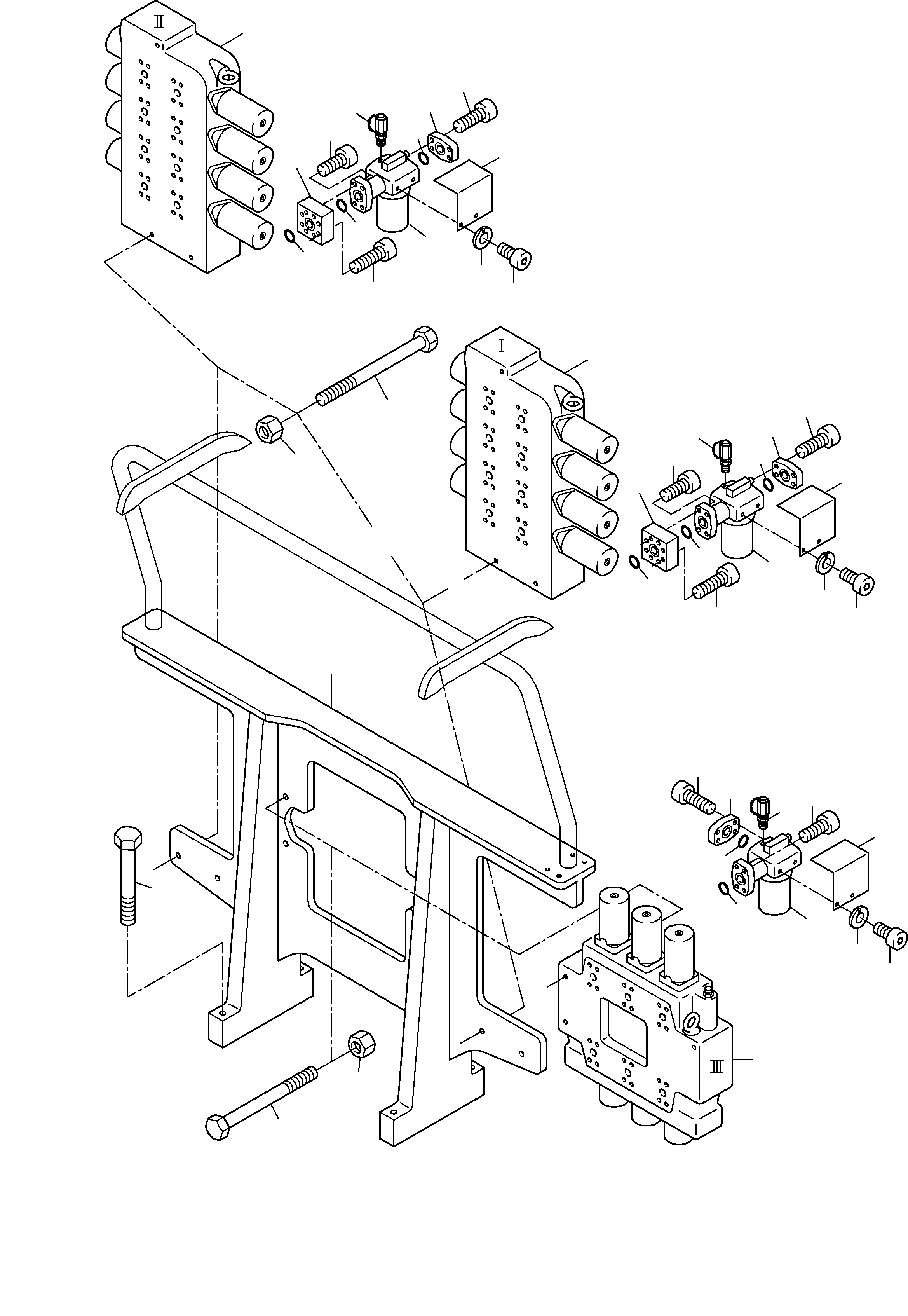 Support, control unit 895 810 40 KOMATSU