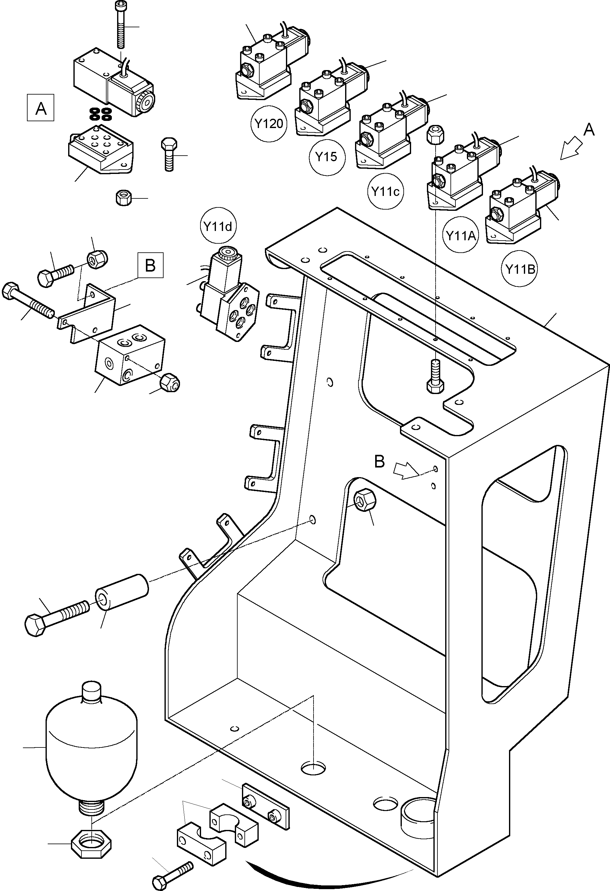 Pilot control plate 899 925 40 KOMATSU